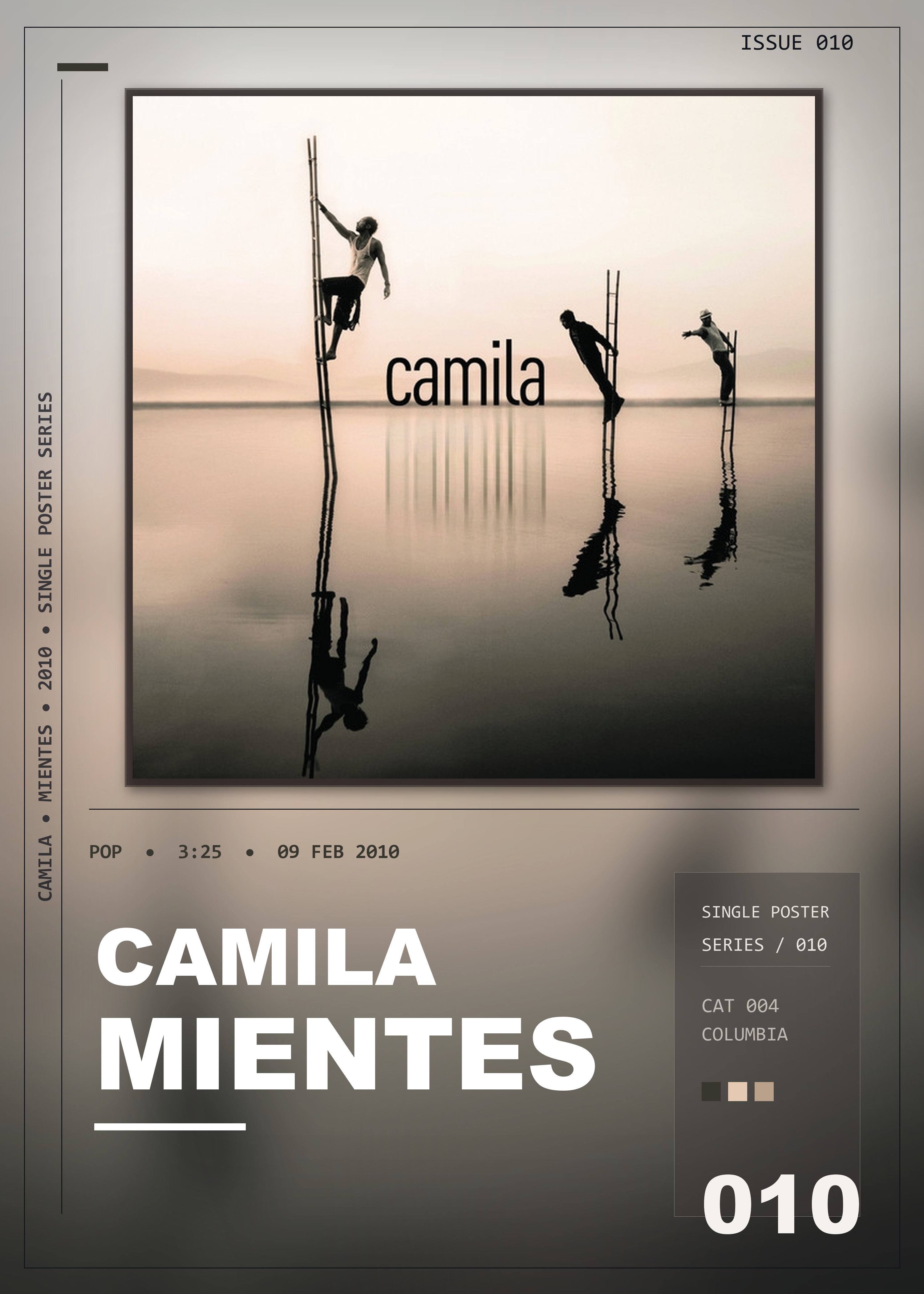 Music poster: Camila - Mientes