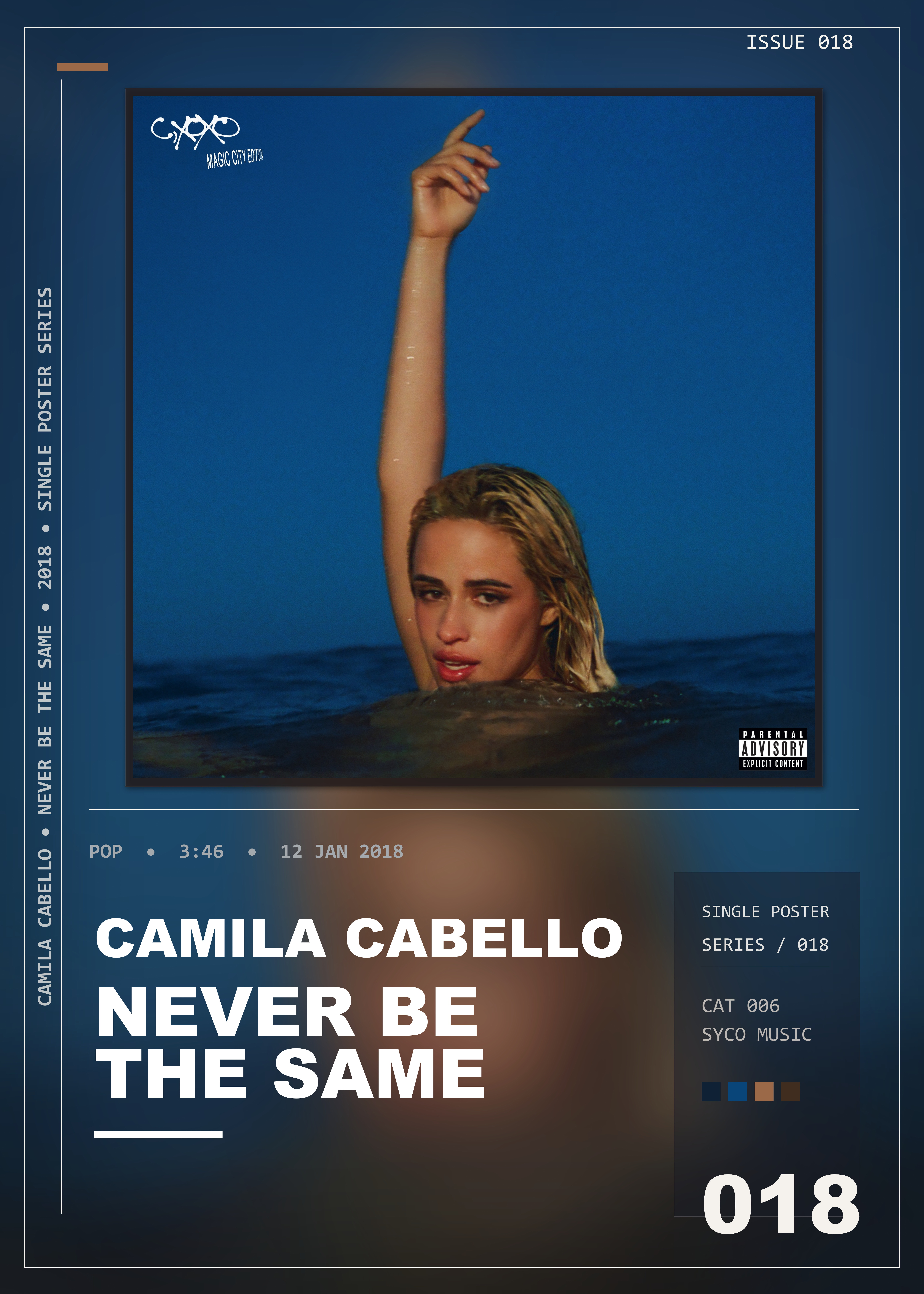 Music poster: Camila Cabello - Never Be the Same