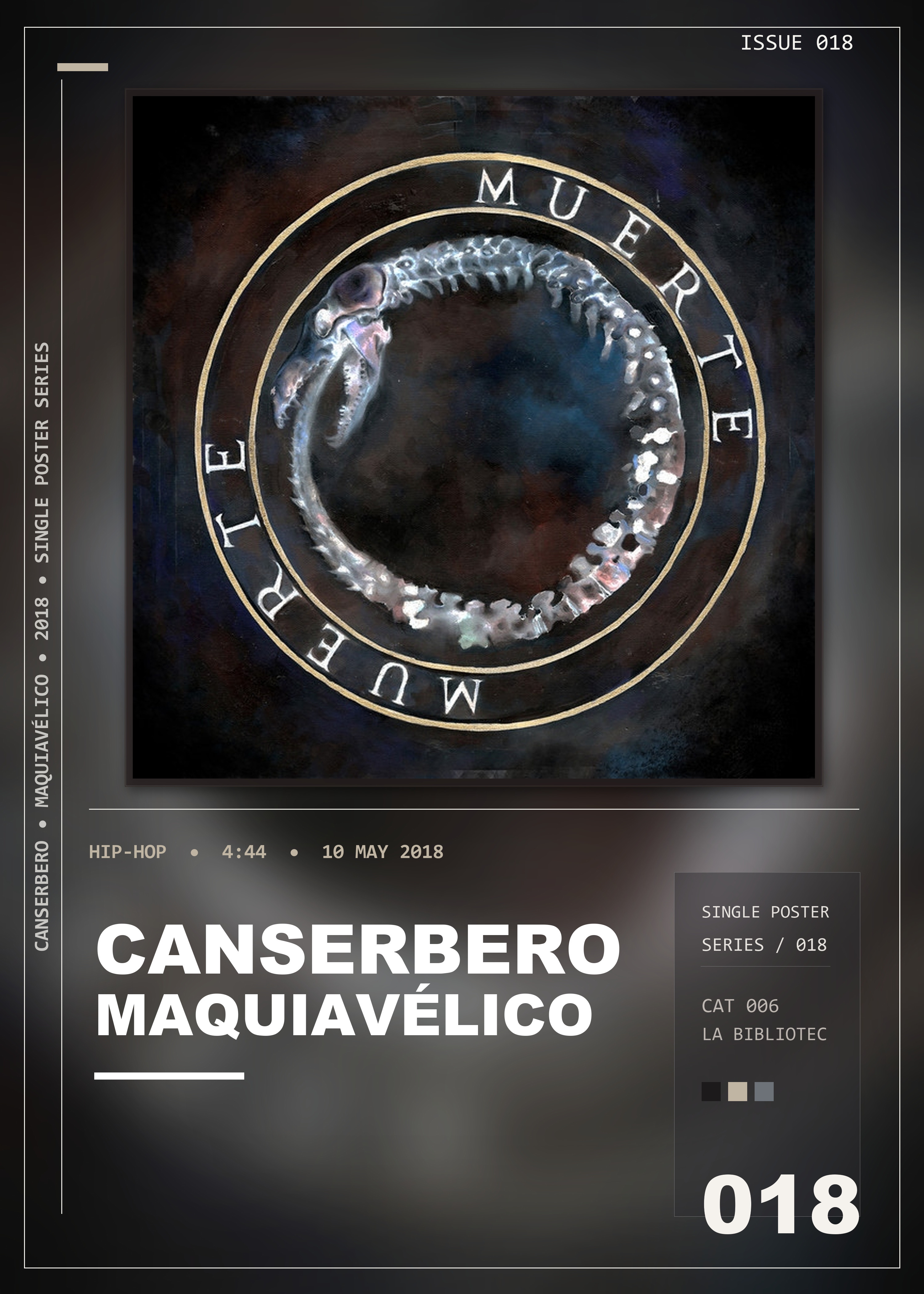 Music poster: Canserbero - Maquiavélico
