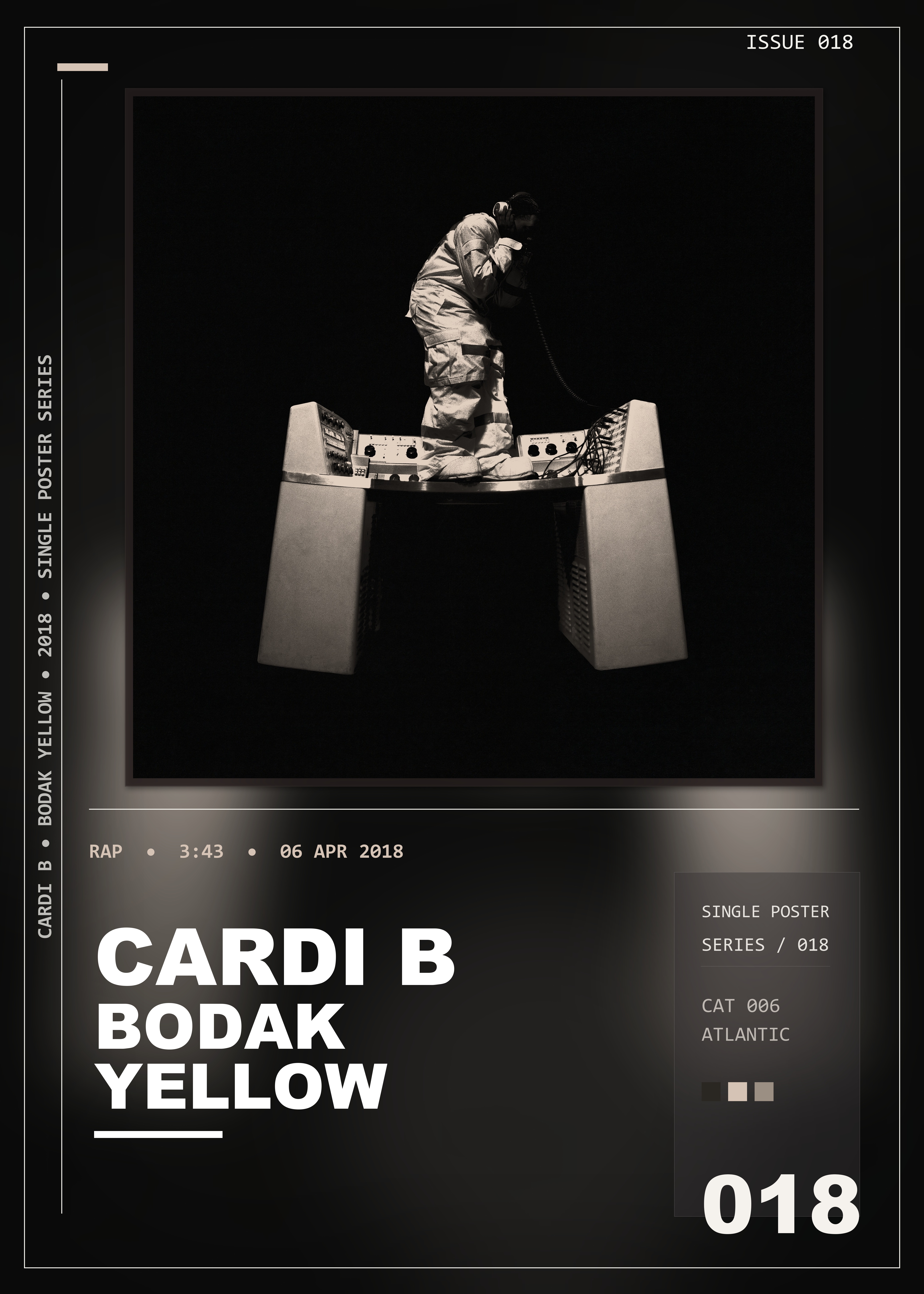 Music poster: Cardi B - Bodak Yellow