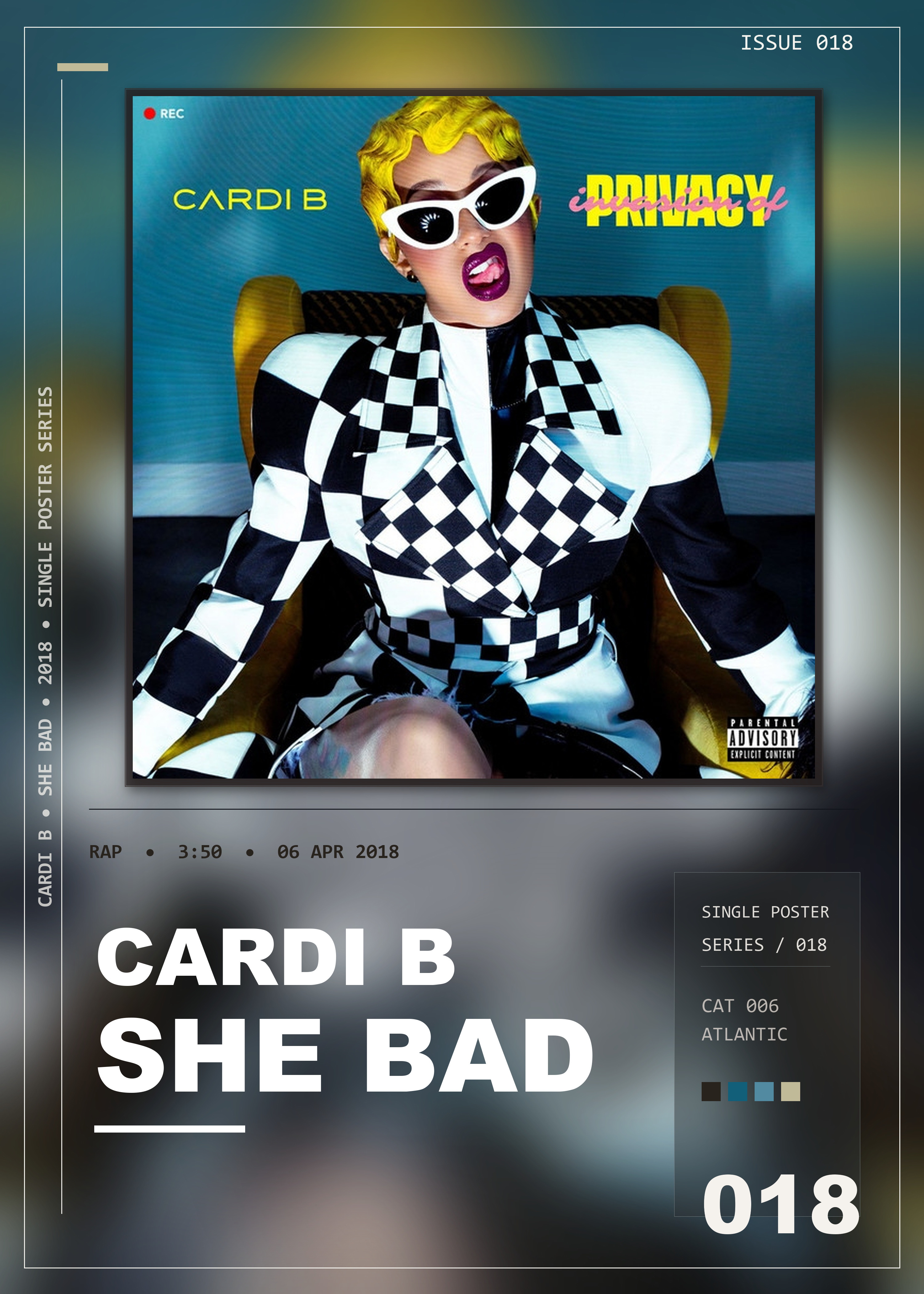 Music poster: Cardi B - She Bad