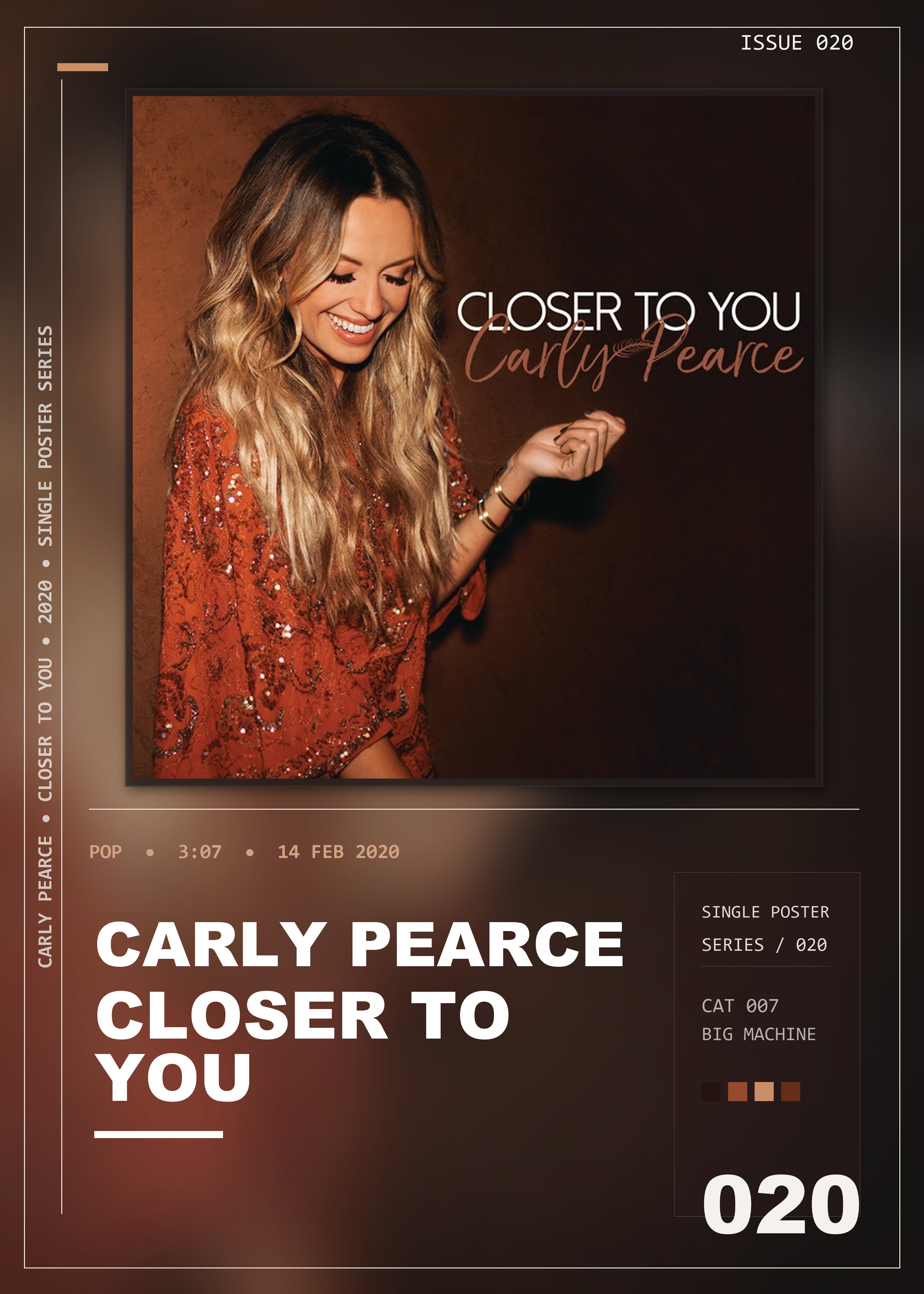 Music poster: Carly Pearce - Closer To You