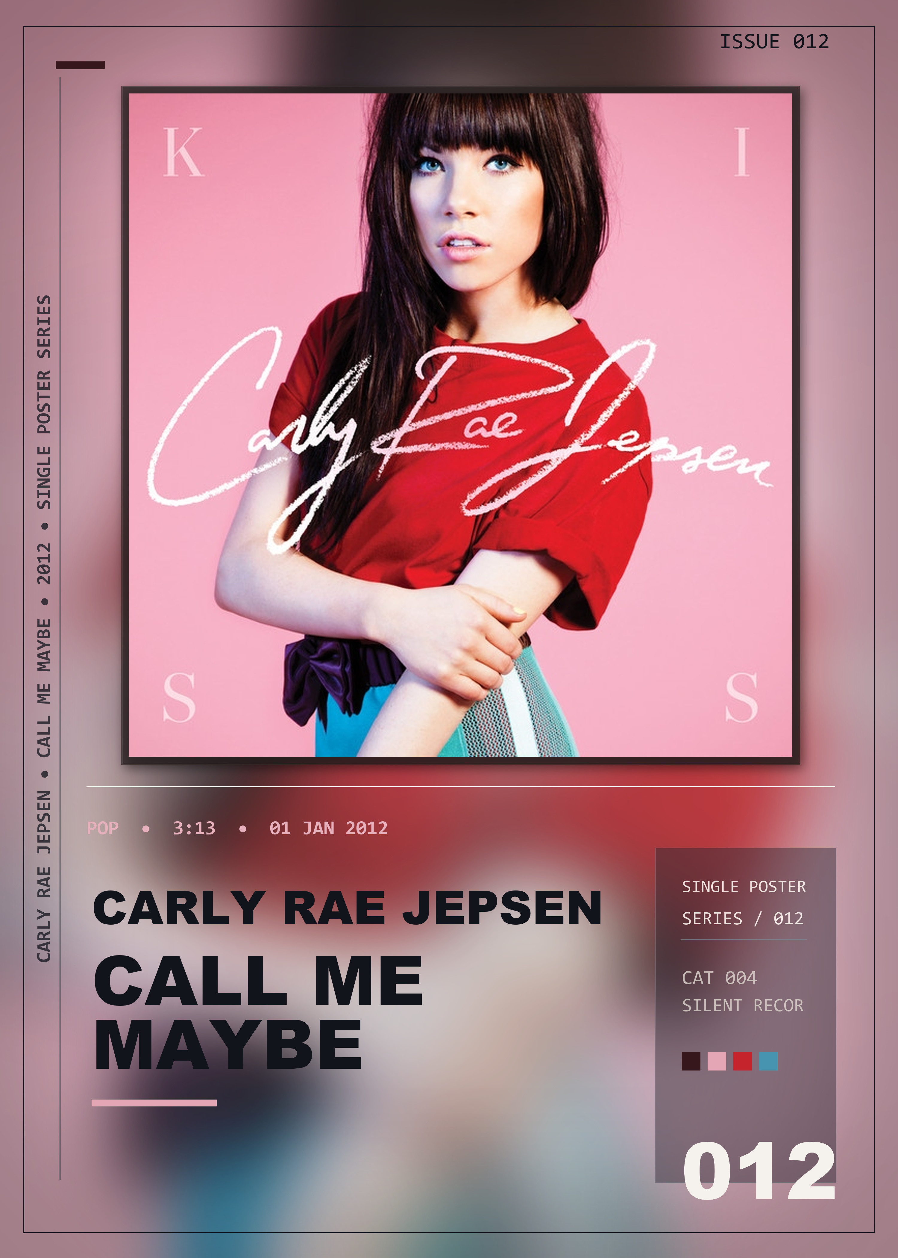Music poster: Carly Rae Jepsen - Call Me Maybe