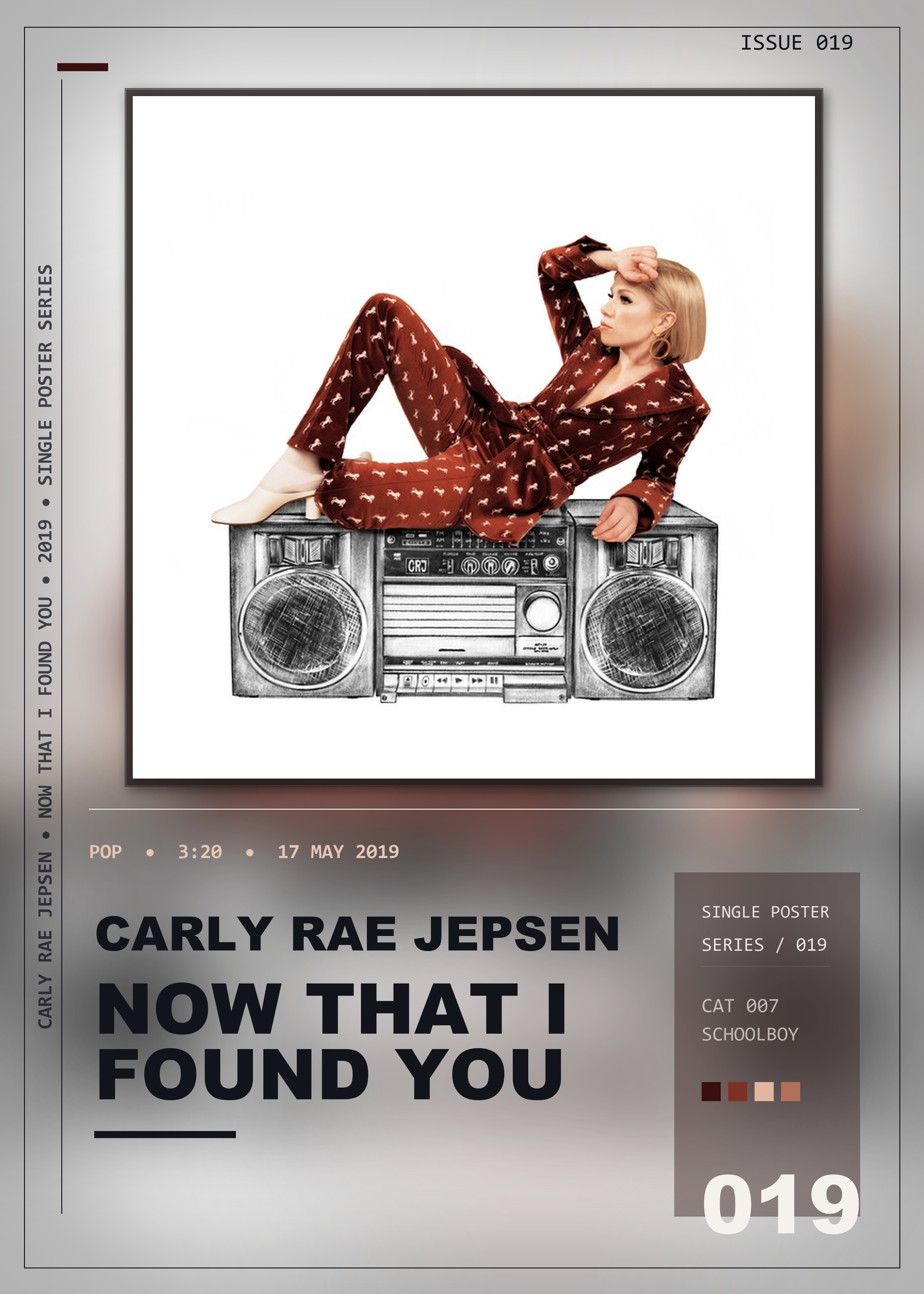 Music poster: Carly Rae Jepsen - Now That I Found You