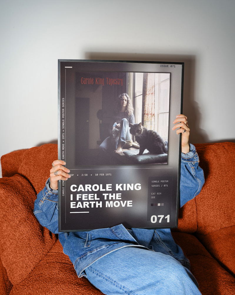 Music poster: Carole King - I Feel the Earth Move
