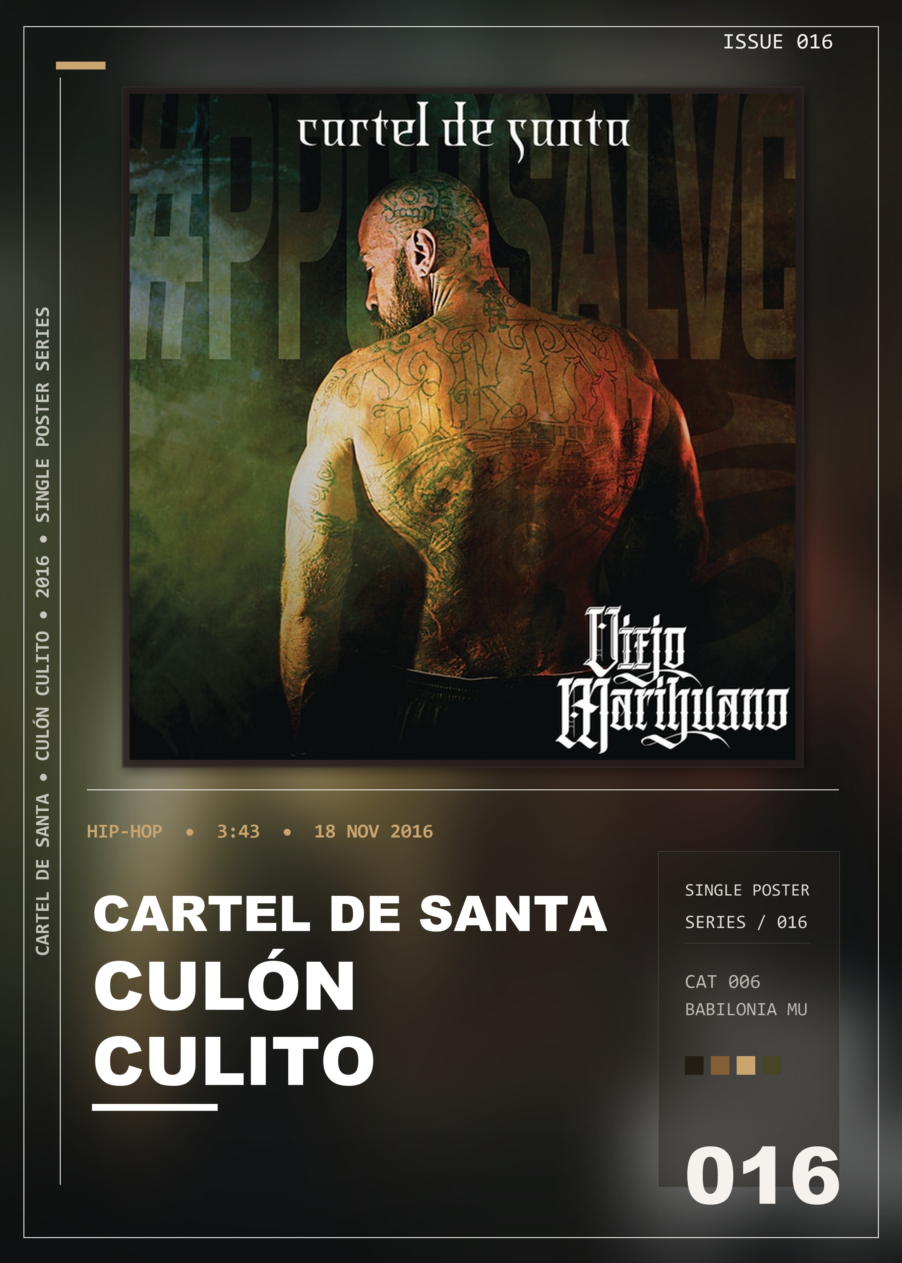 Music poster: Cartel De Santa - Culón Culito