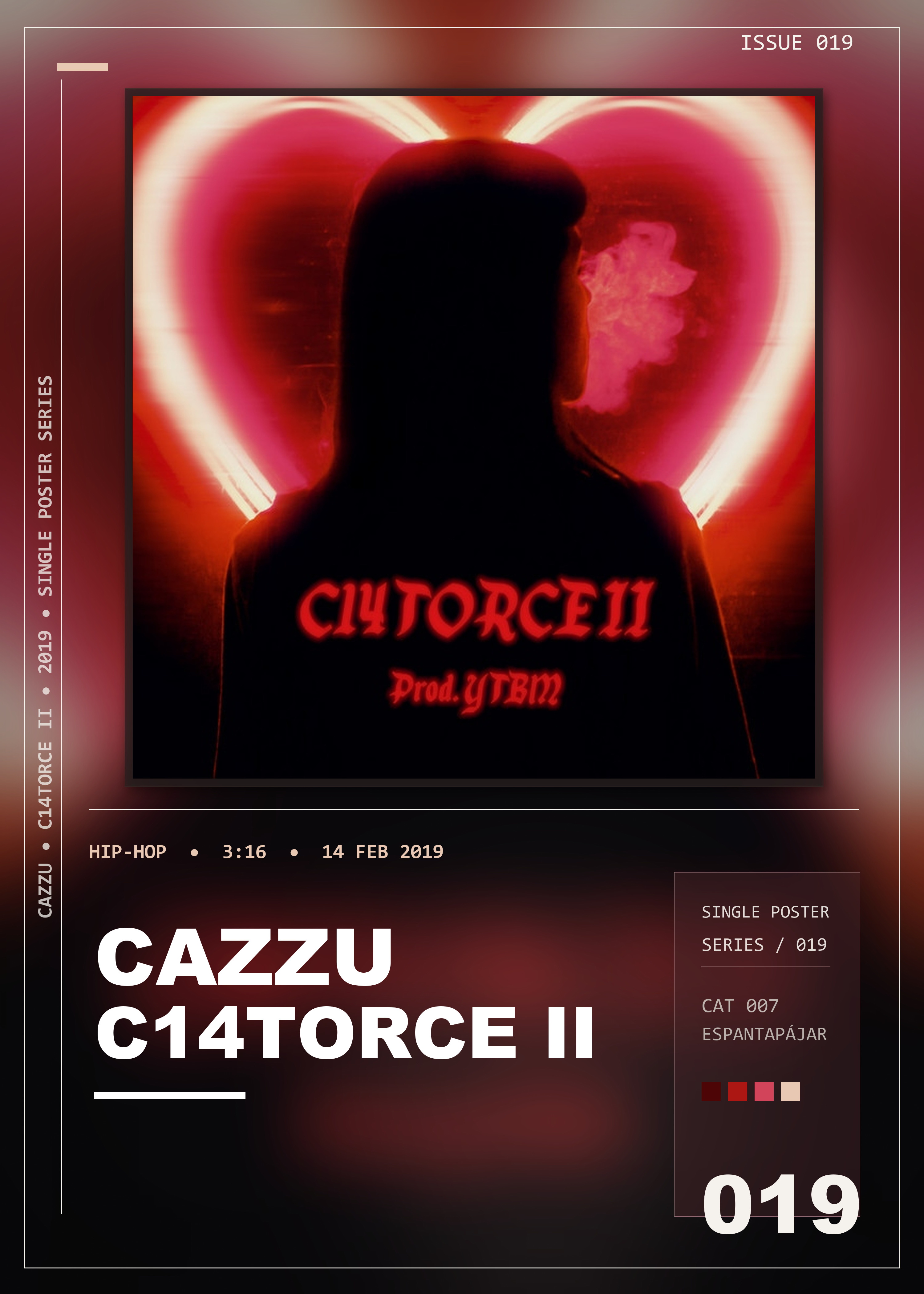 Music poster: Cazzu - C14TORCE II