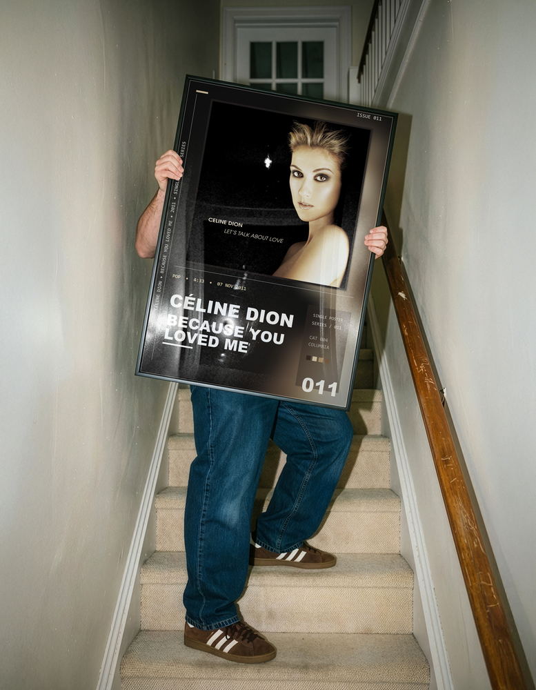 Music poster: Céline Dion - Because You Loved Me Theme from Up Close and Personal
