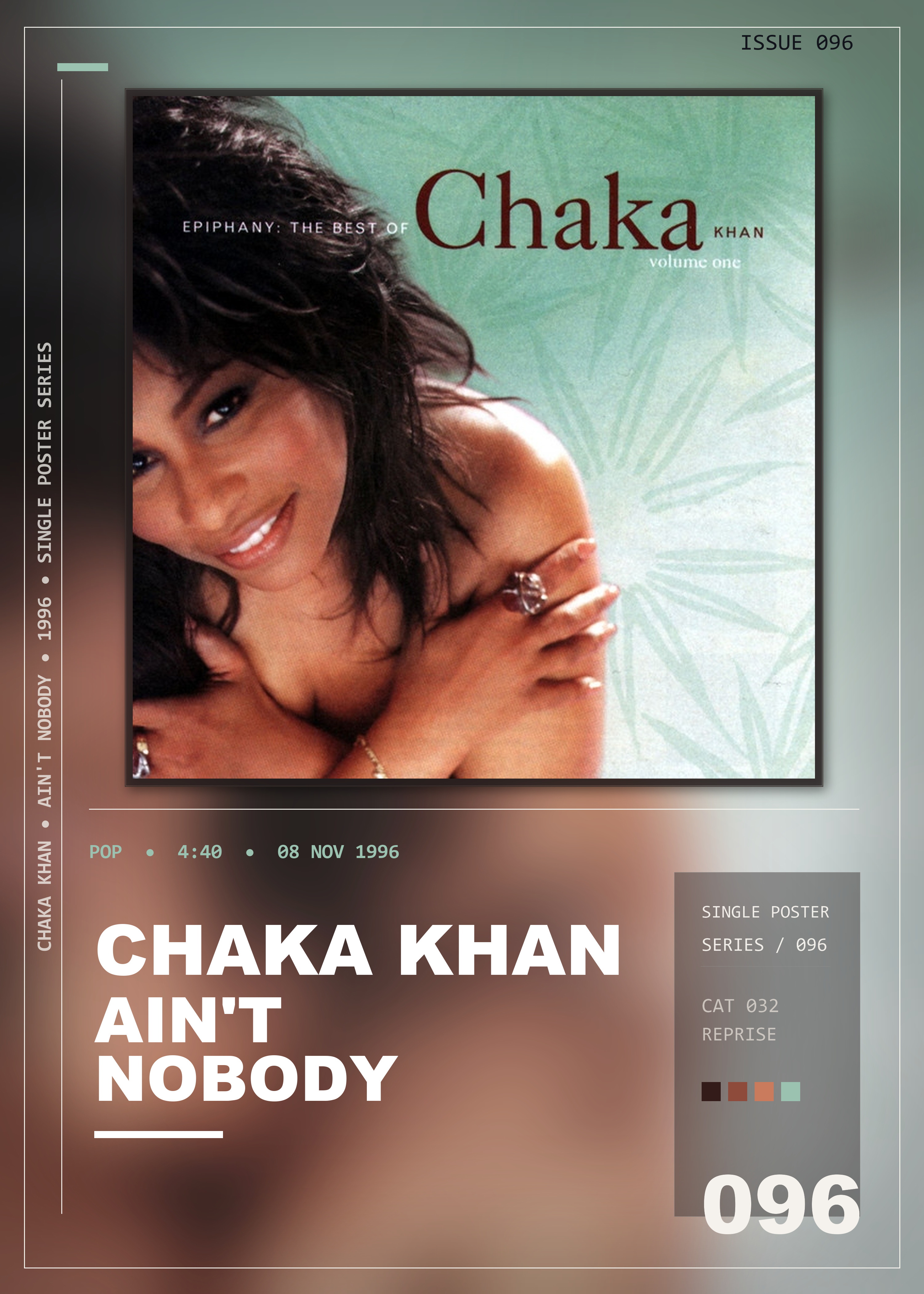 Music poster: Chaka Khan - Aint Nobody