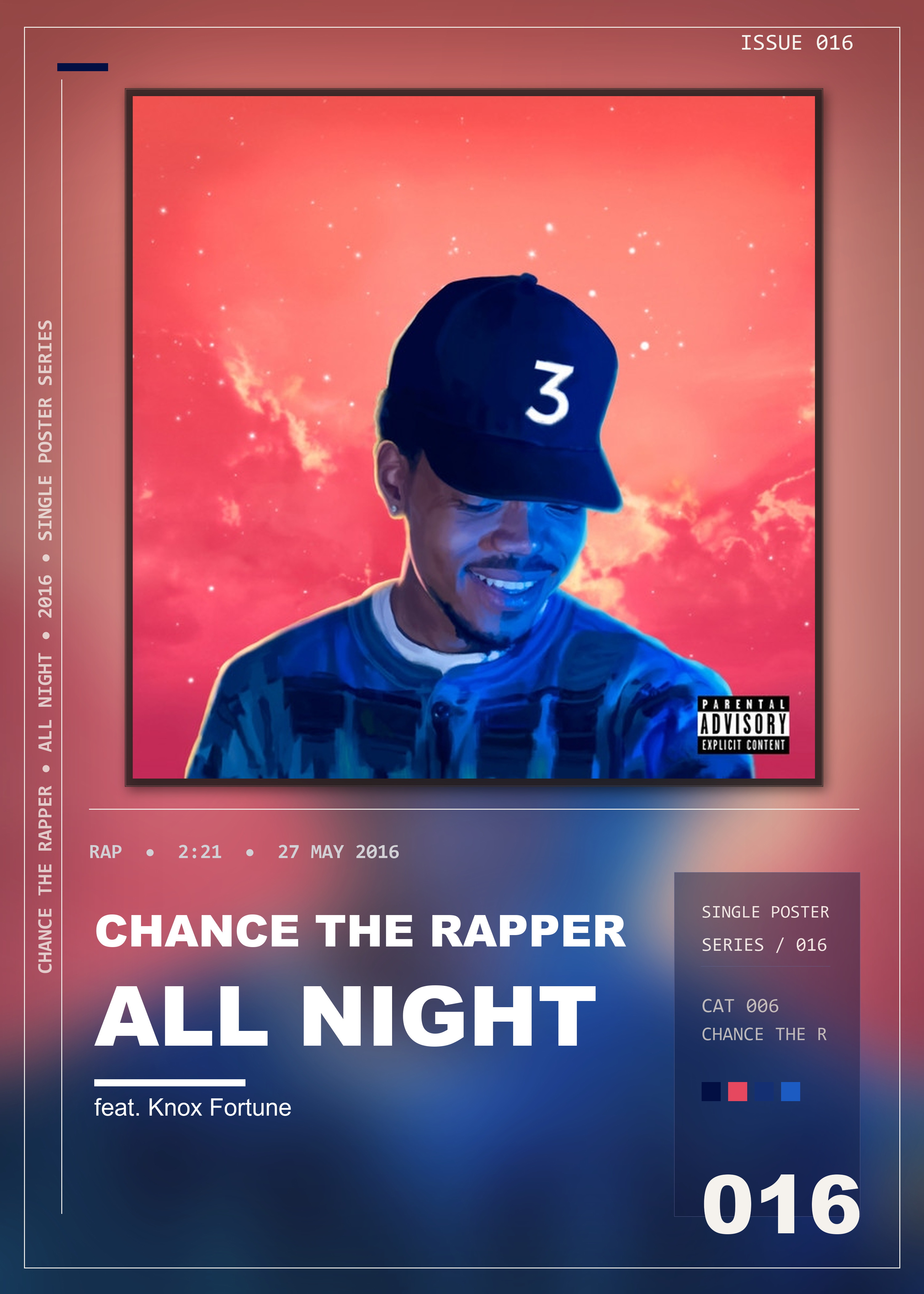 Music poster: Chance the Rapper - All Night feat Knox Fortune
