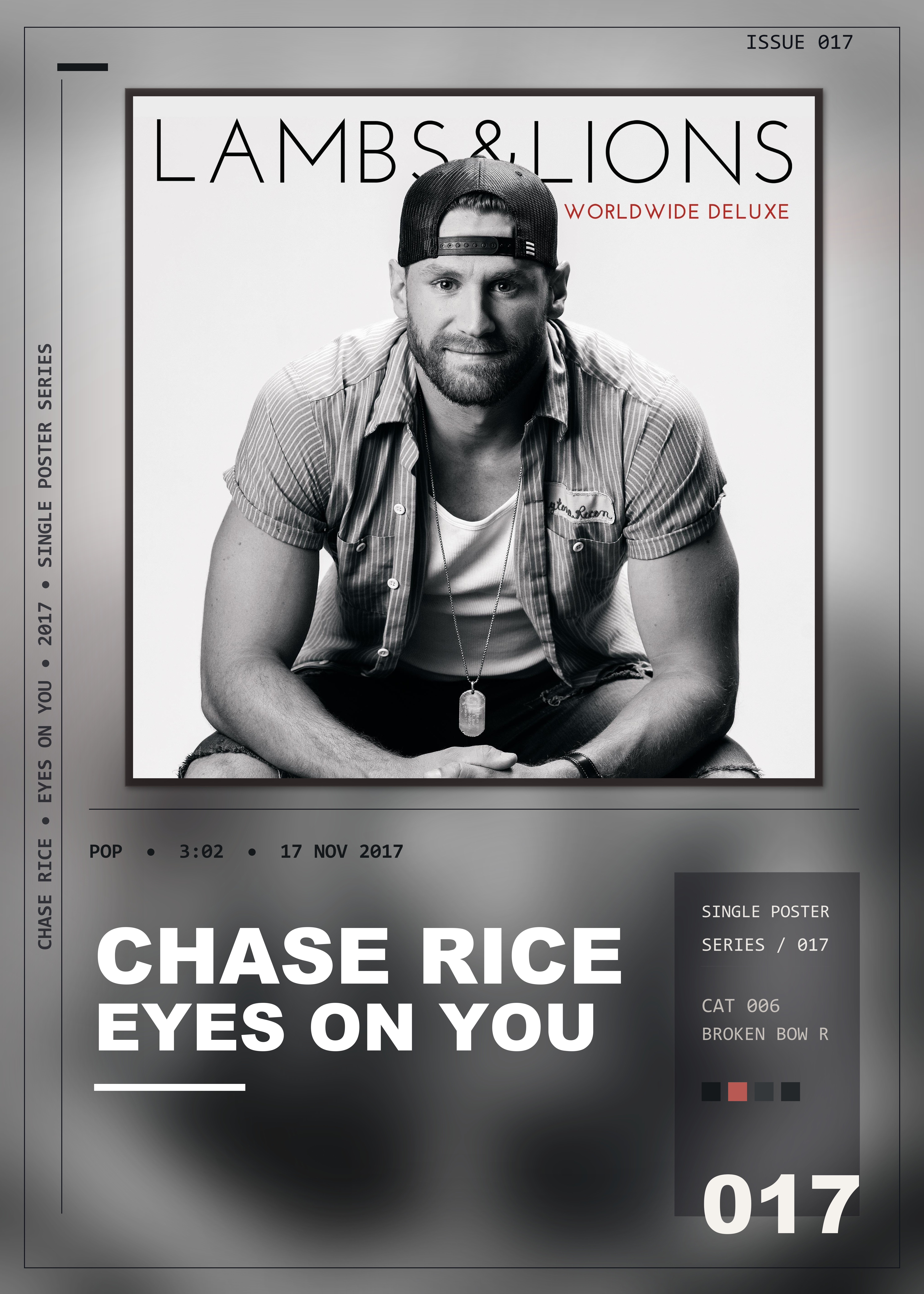 Music poster: Chase Rice - Eyes On You