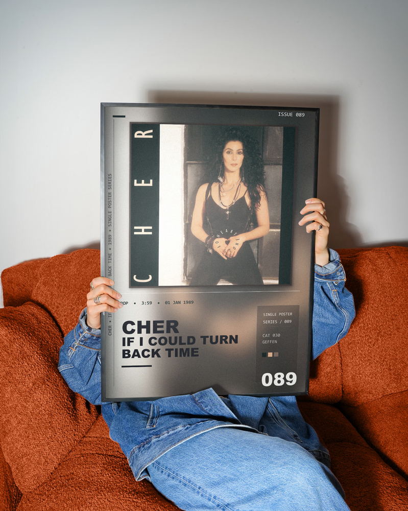 Music poster: Cher - If I Could Turn Back Time