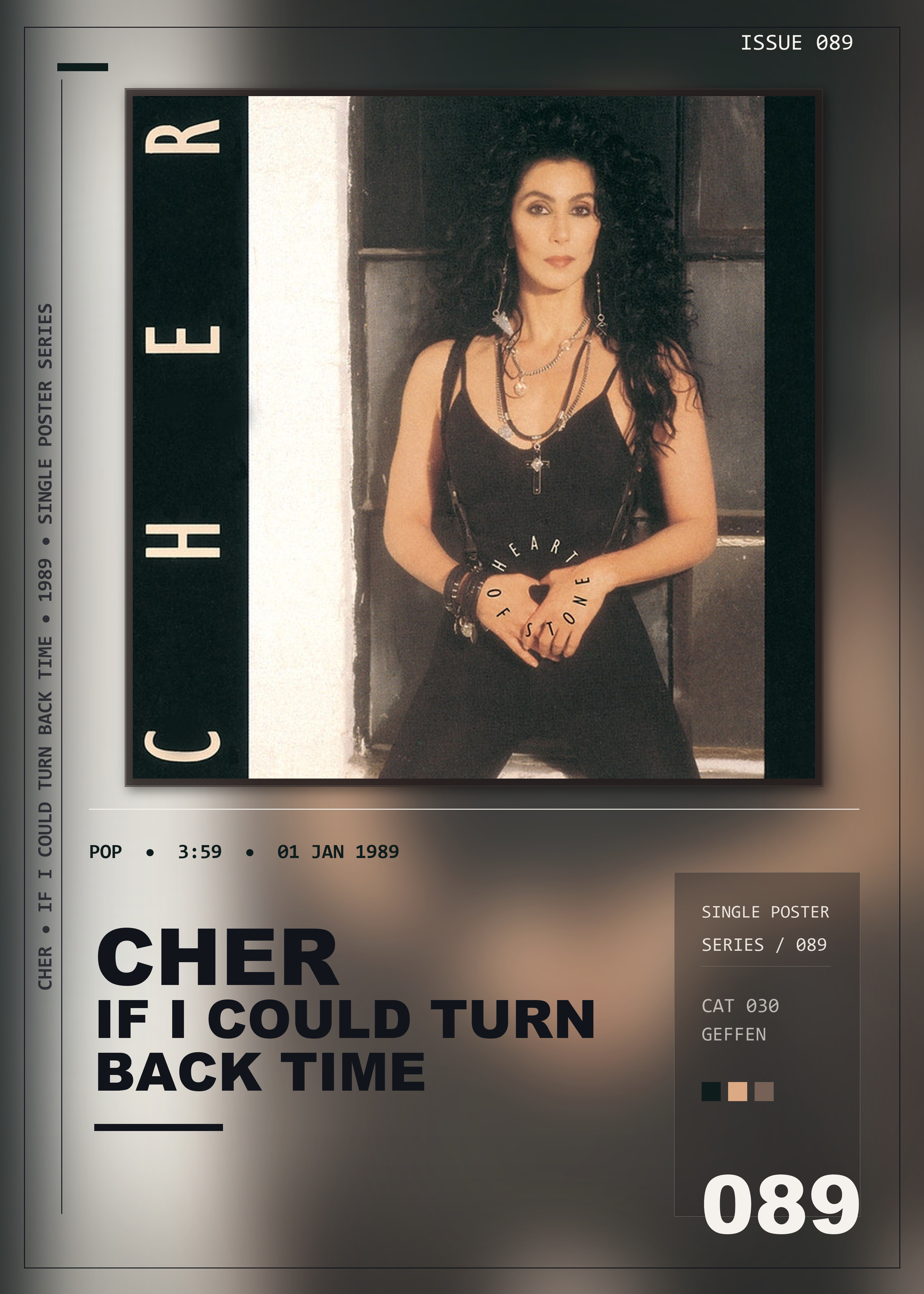 Music poster: Cher - If I Could Turn Back Time