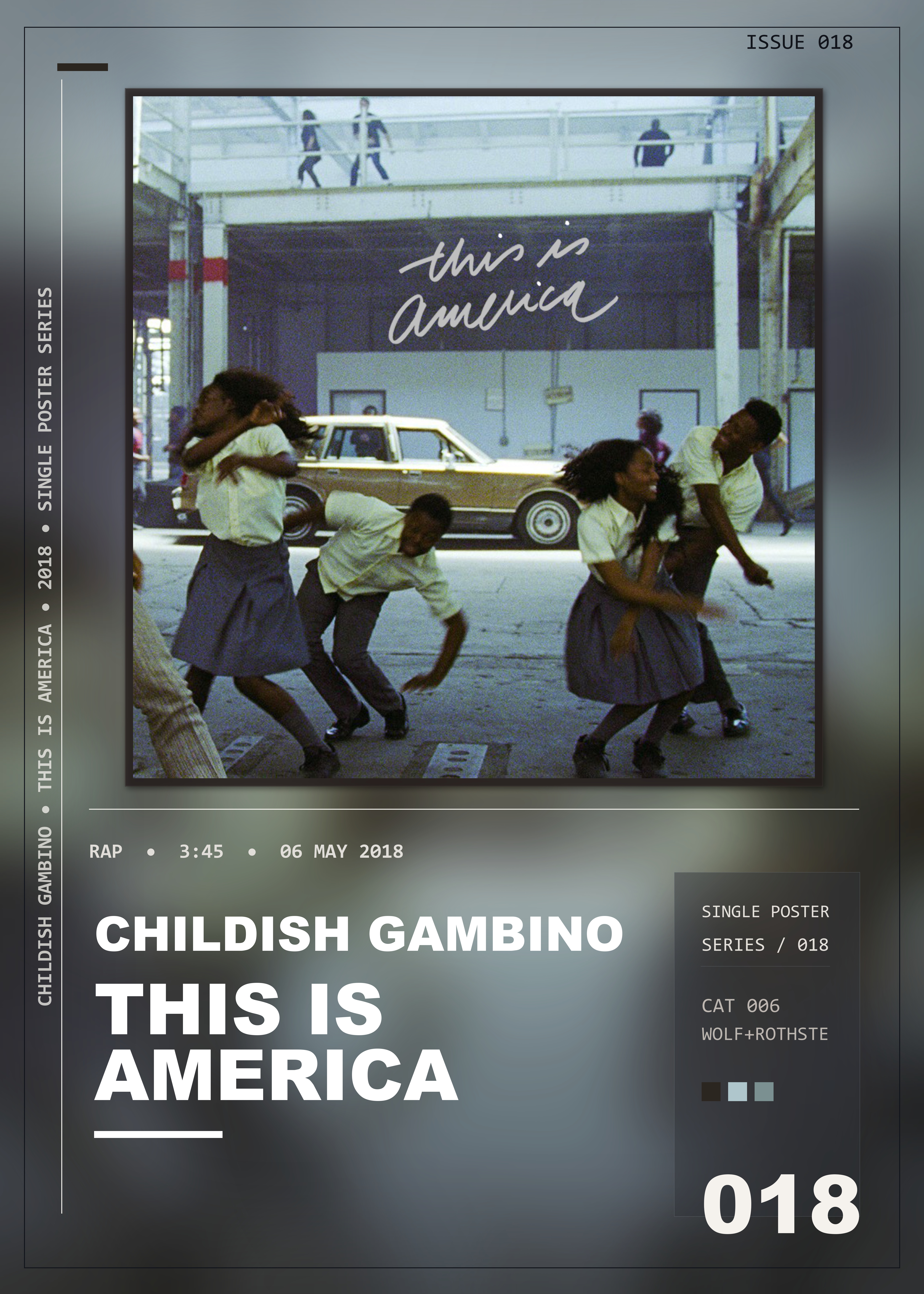 Music poster: Childish Gambino - This Is America