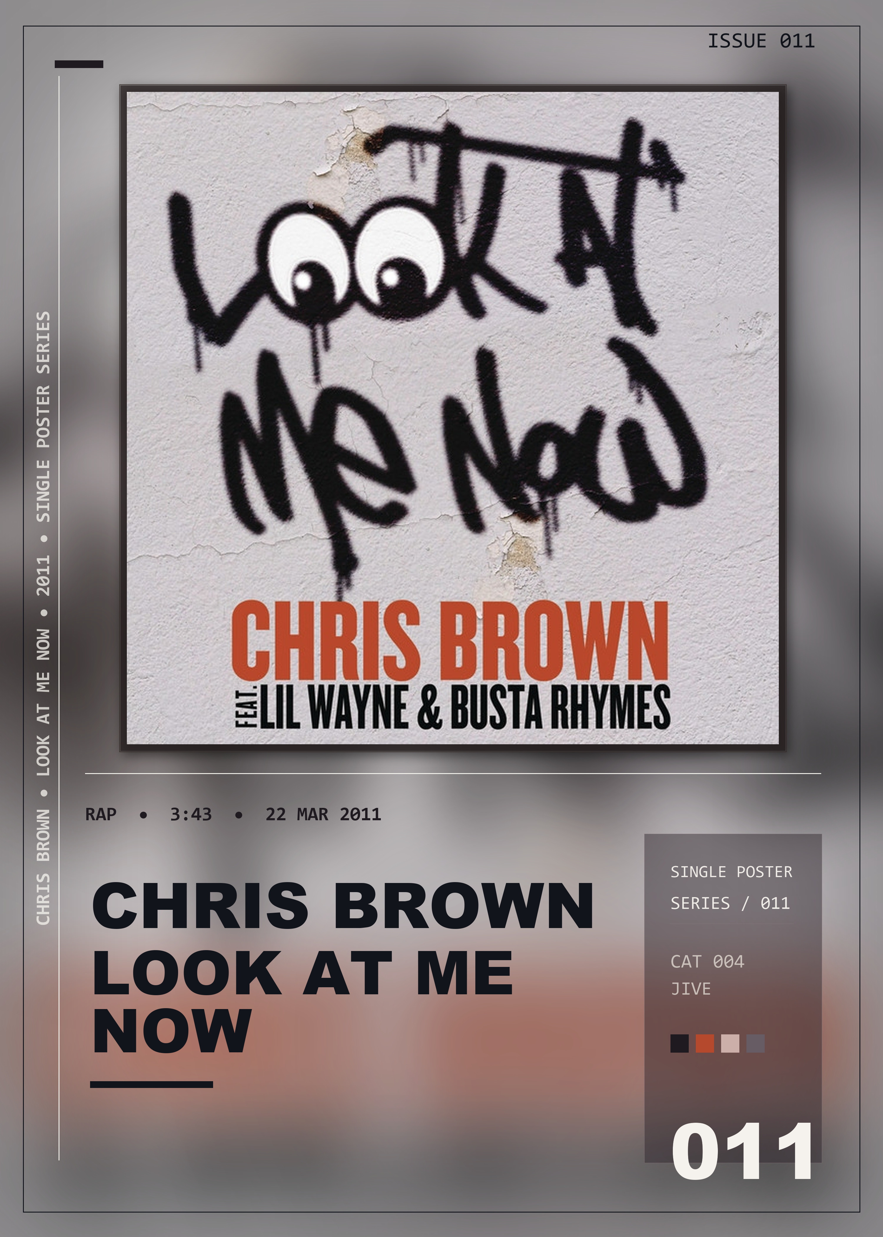 Music poster: Chris Brown - Look At Me Now