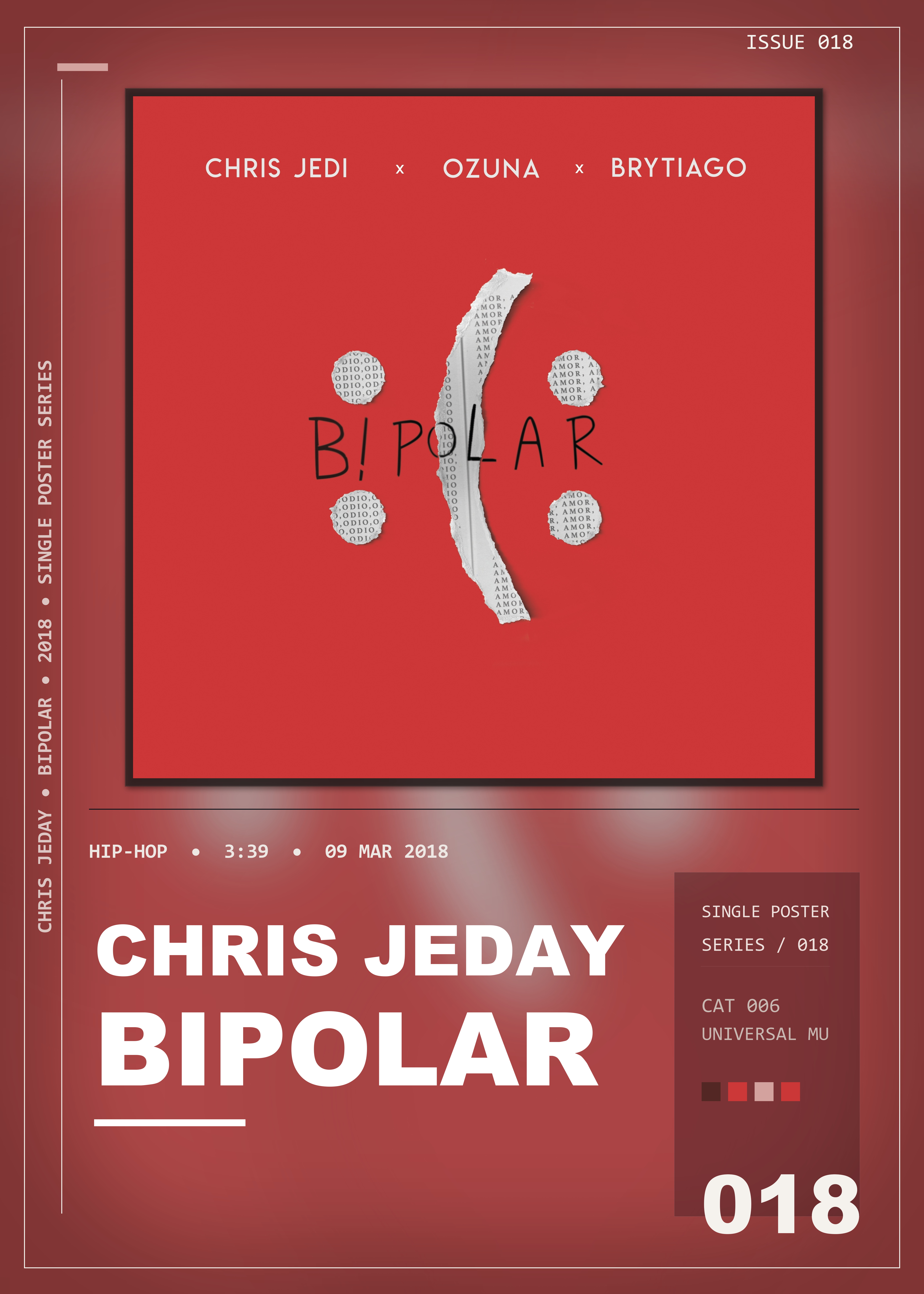 Music poster: Chris Jeday - Bipolar