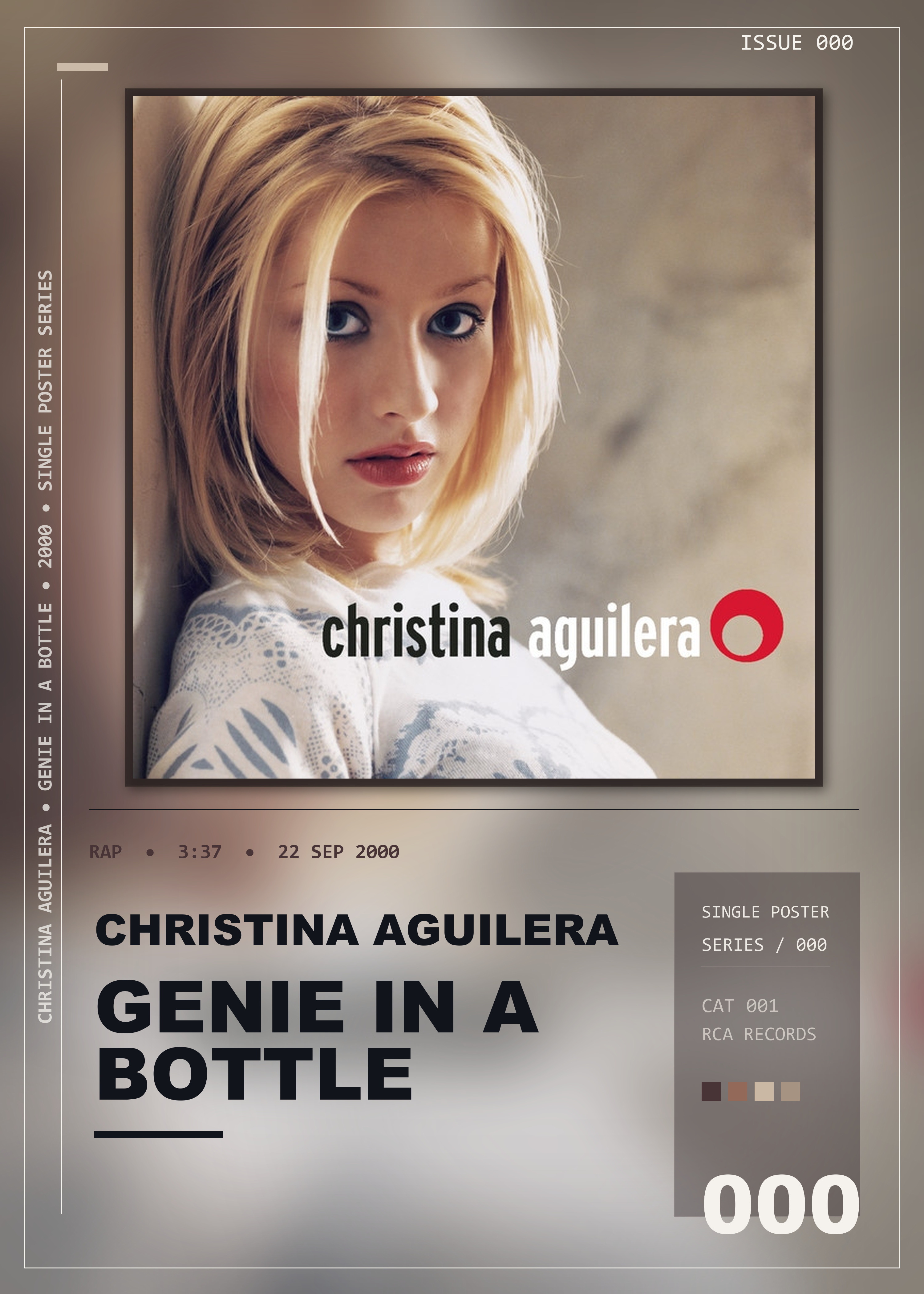Music poster: Christina Aguilera - Genie in a Bottle