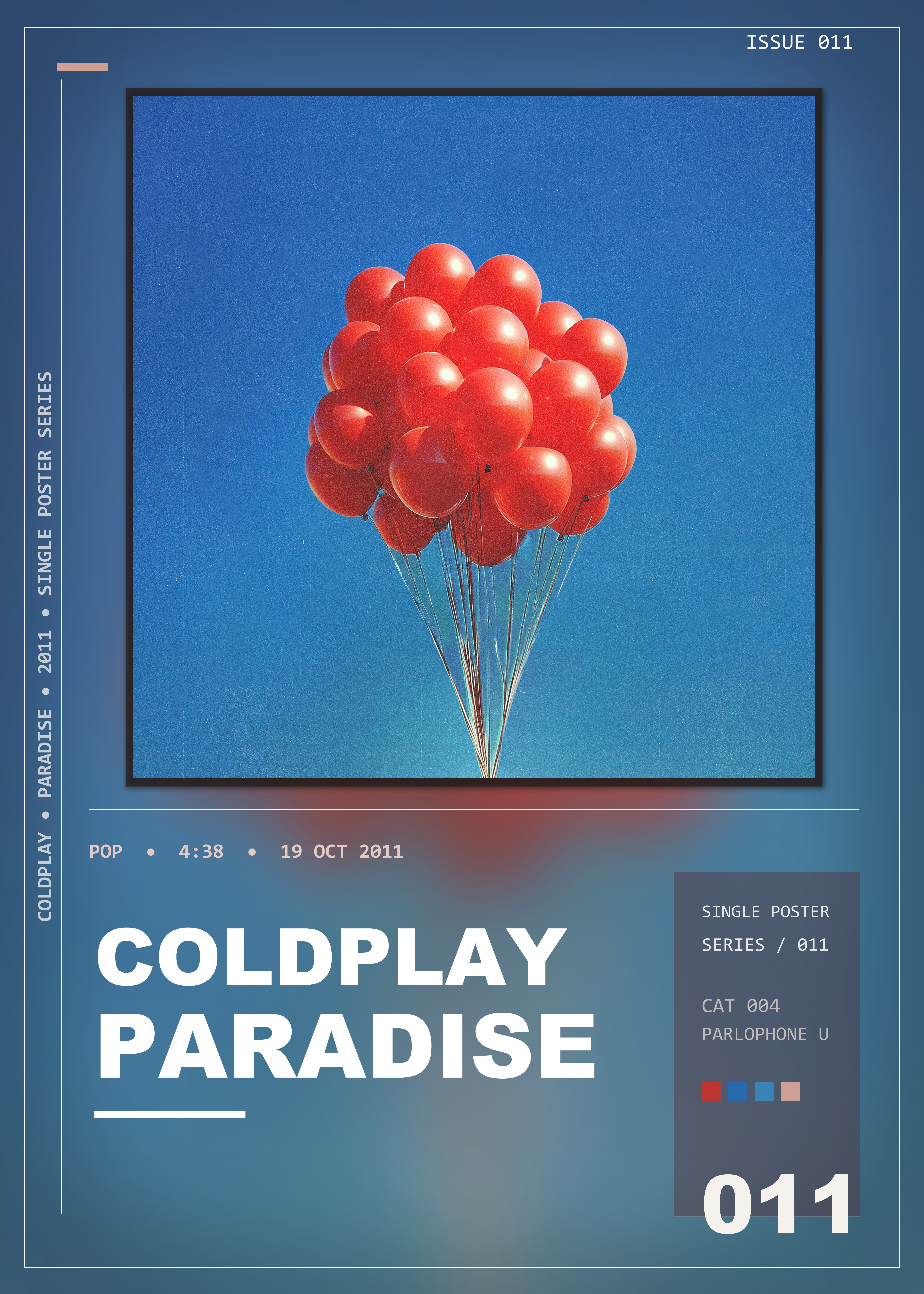 Music poster: Coldplay - Paradise