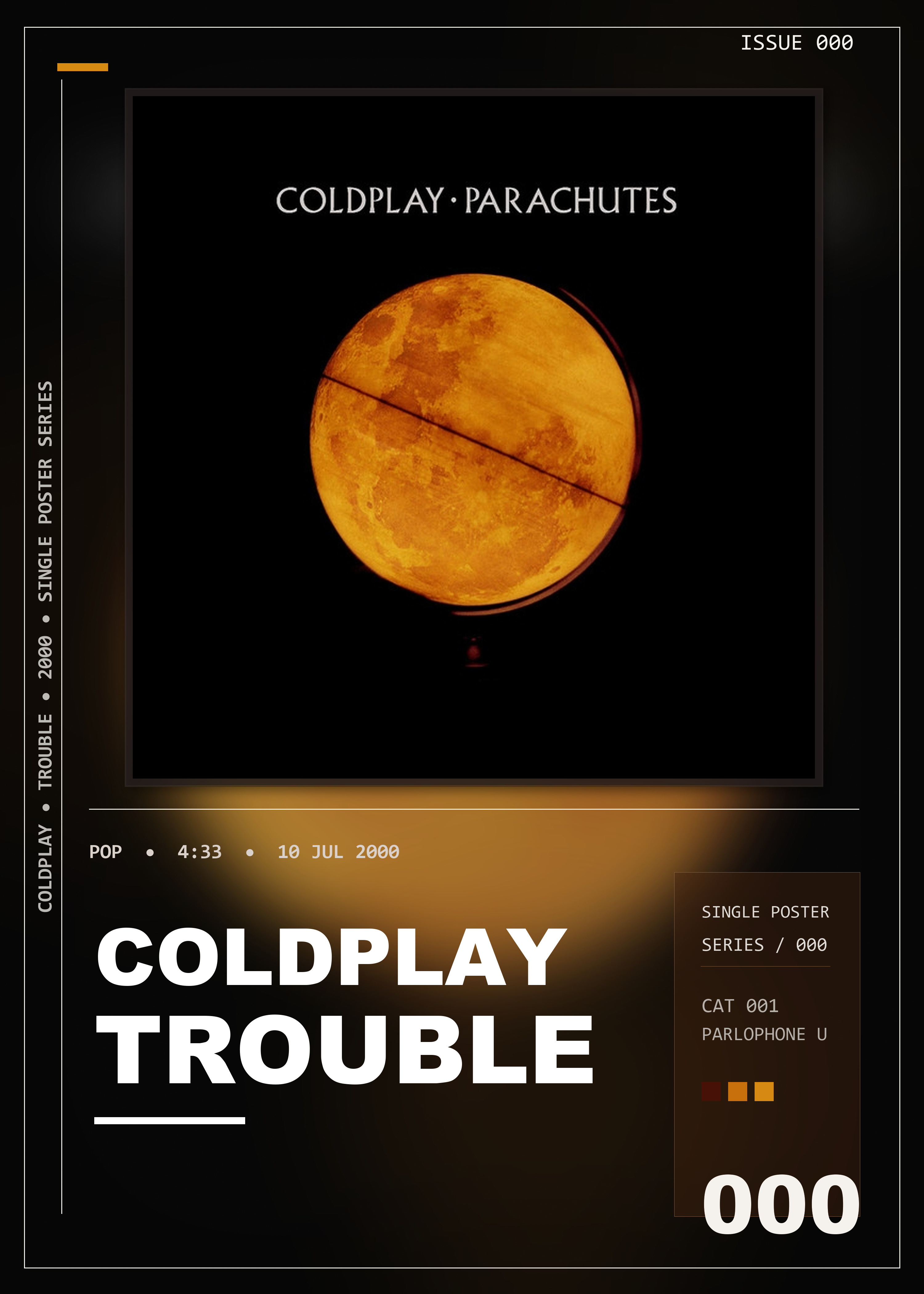 Music poster: Coldplay - Trouble