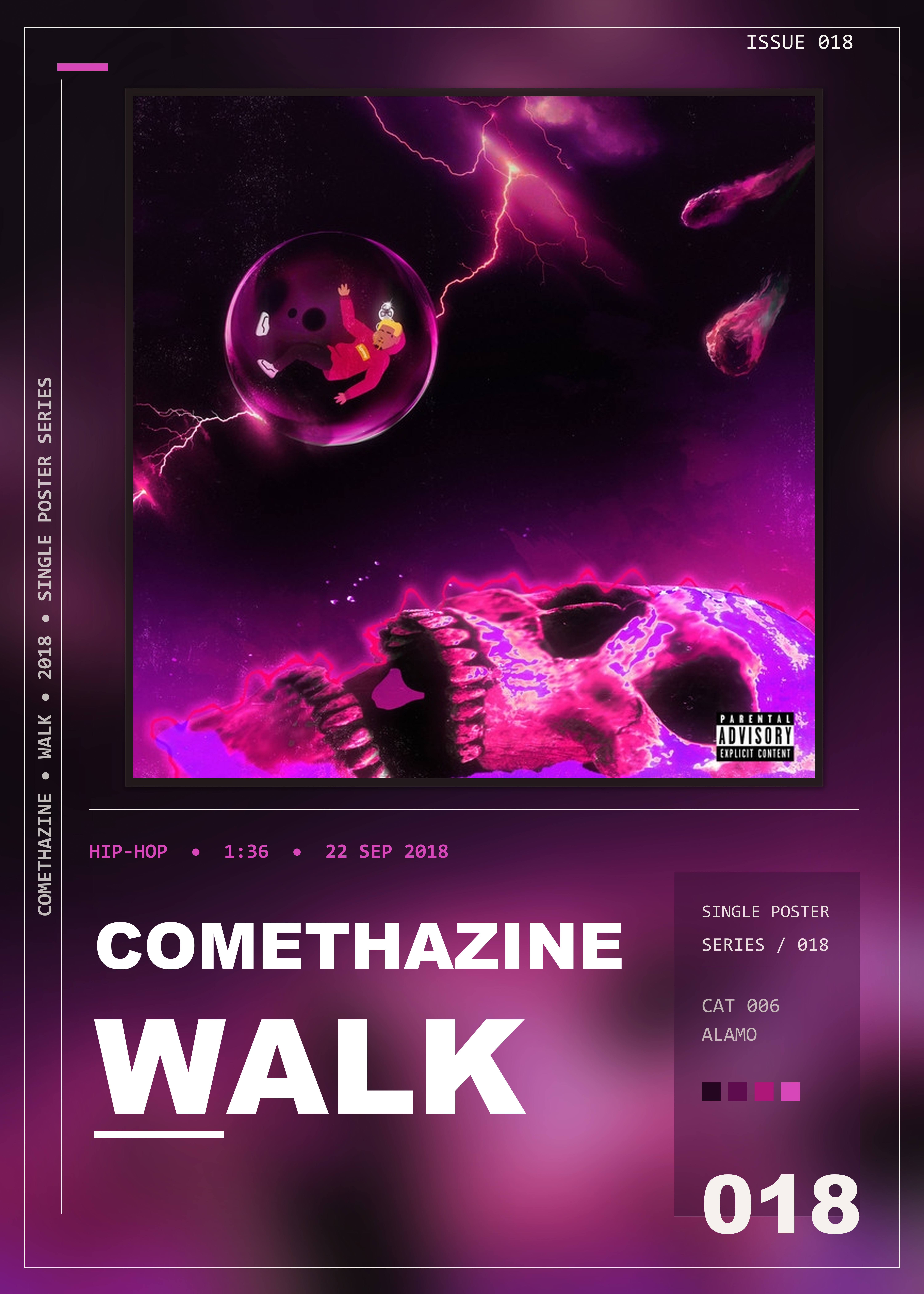 Music poster: Comethazine - Walk