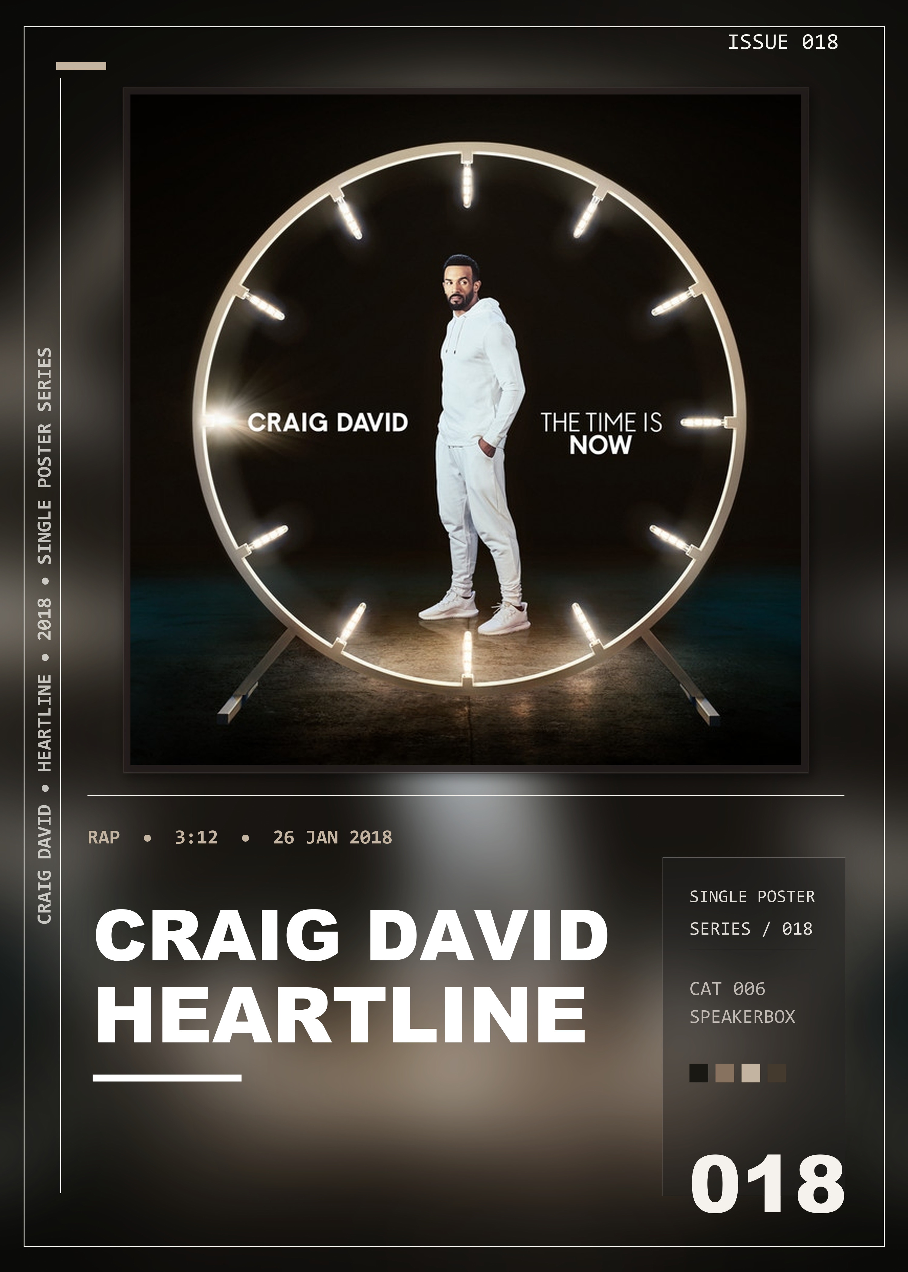 Music poster: Craig David - Heartline