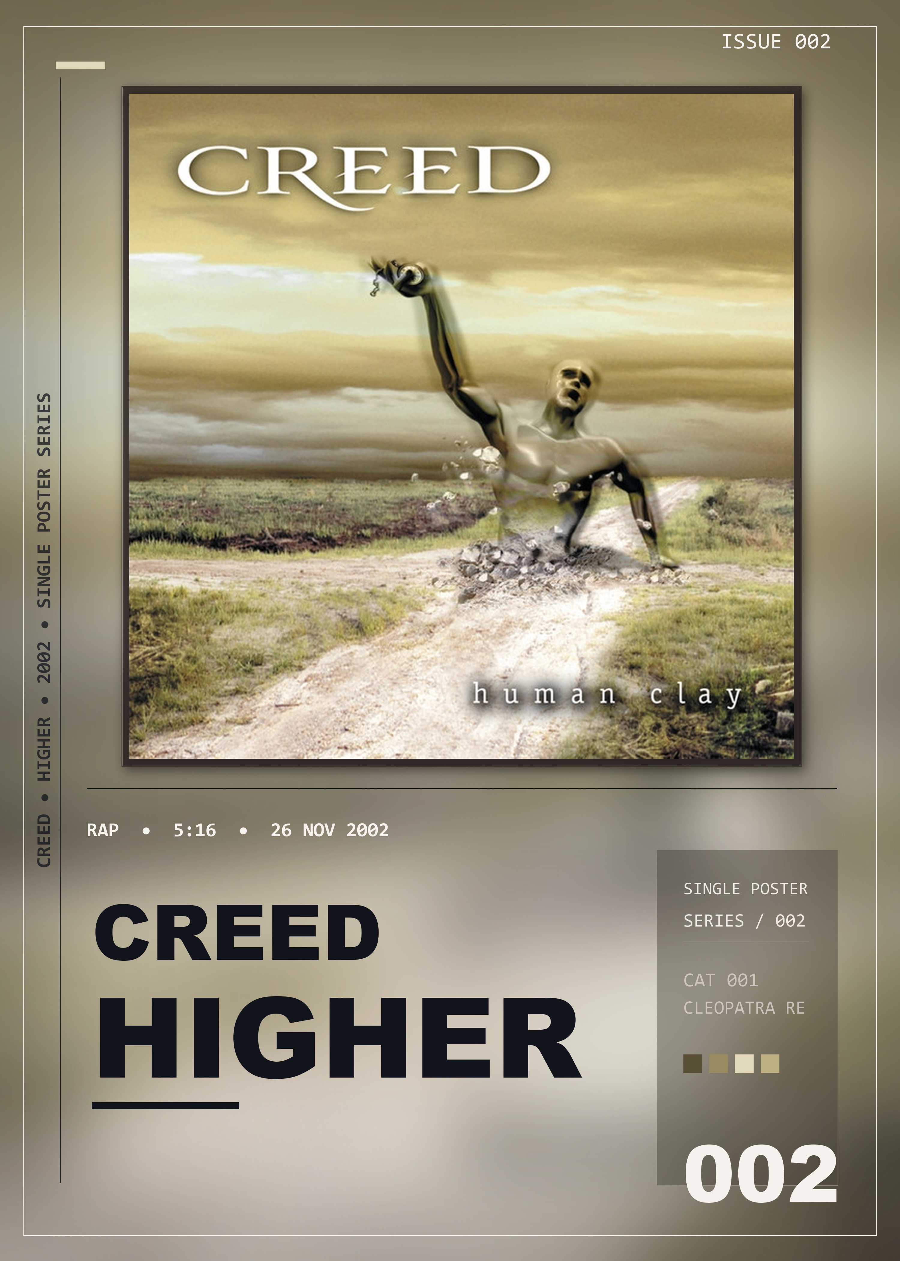 Music poster: Creed - Higher