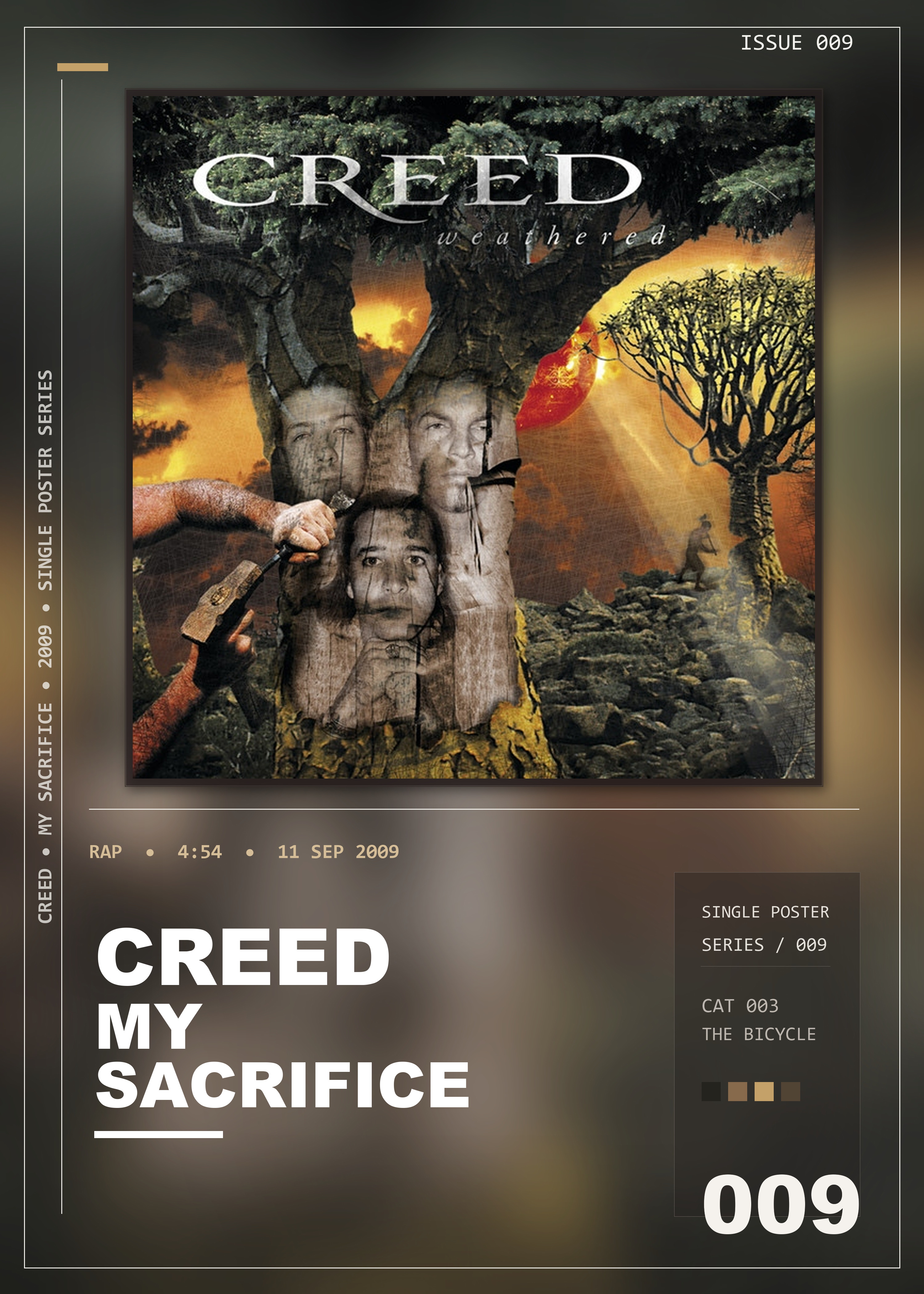 Music poster: Creed - My Sacrifice