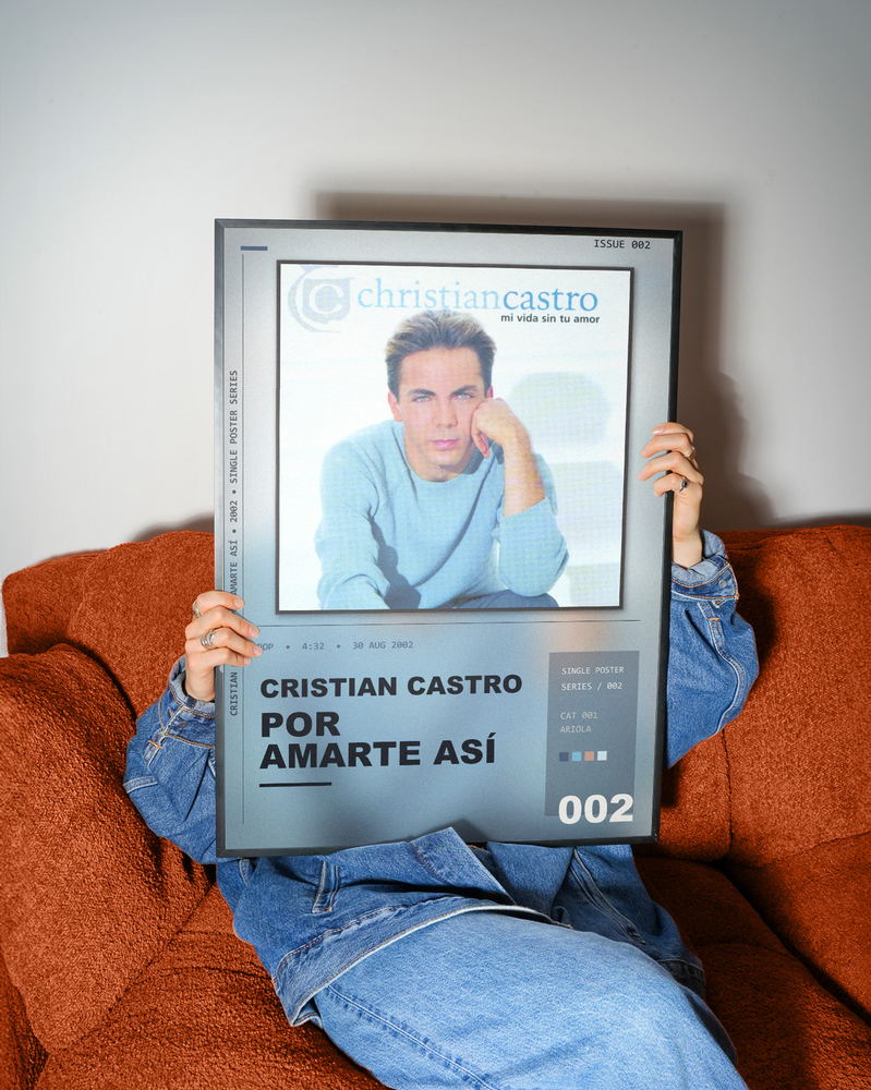Music poster: Cristian Castro - Por Amarte Así