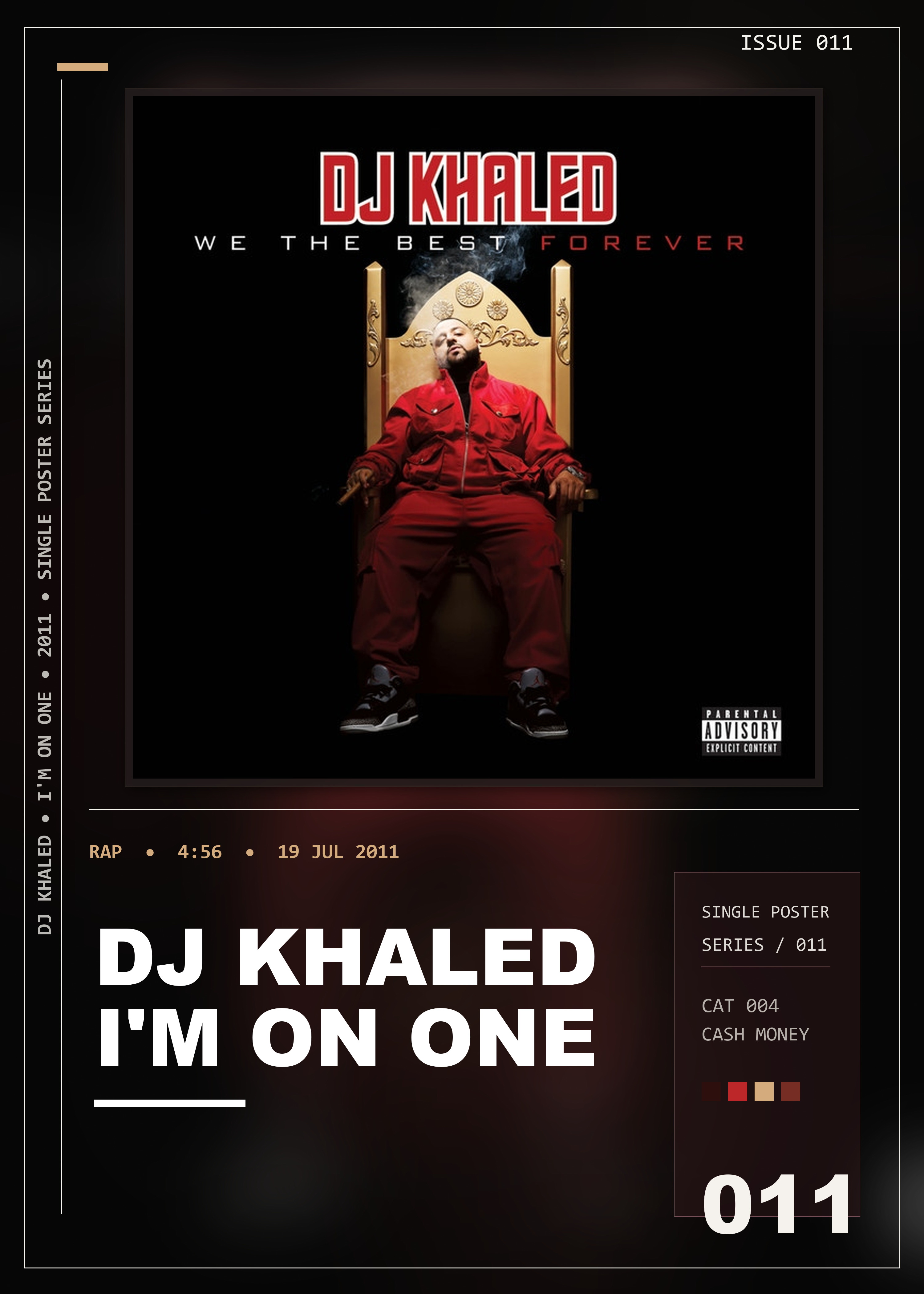 Music poster: DJ Khaled - Im On One