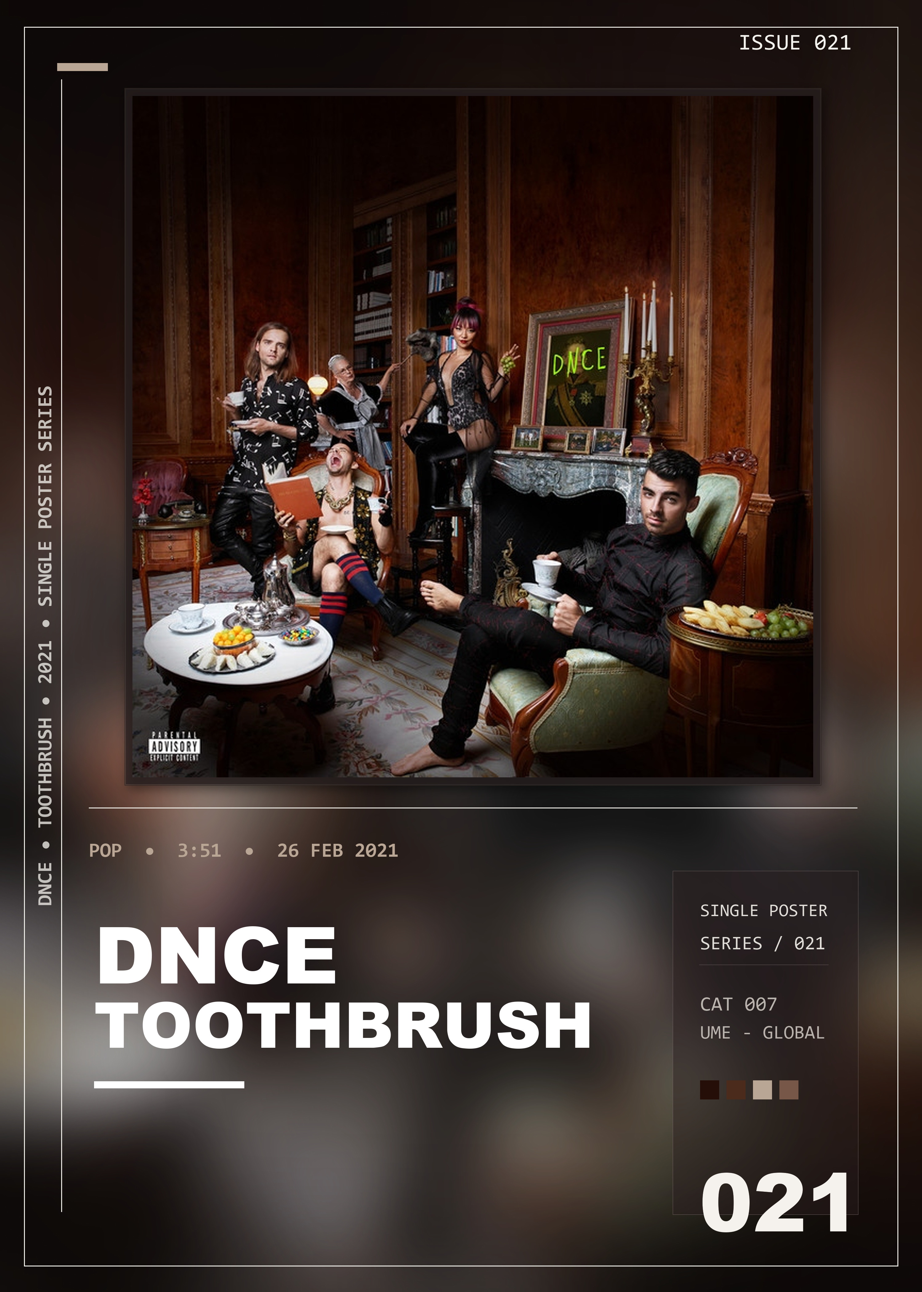 Music poster: DNCE - Toothbrush