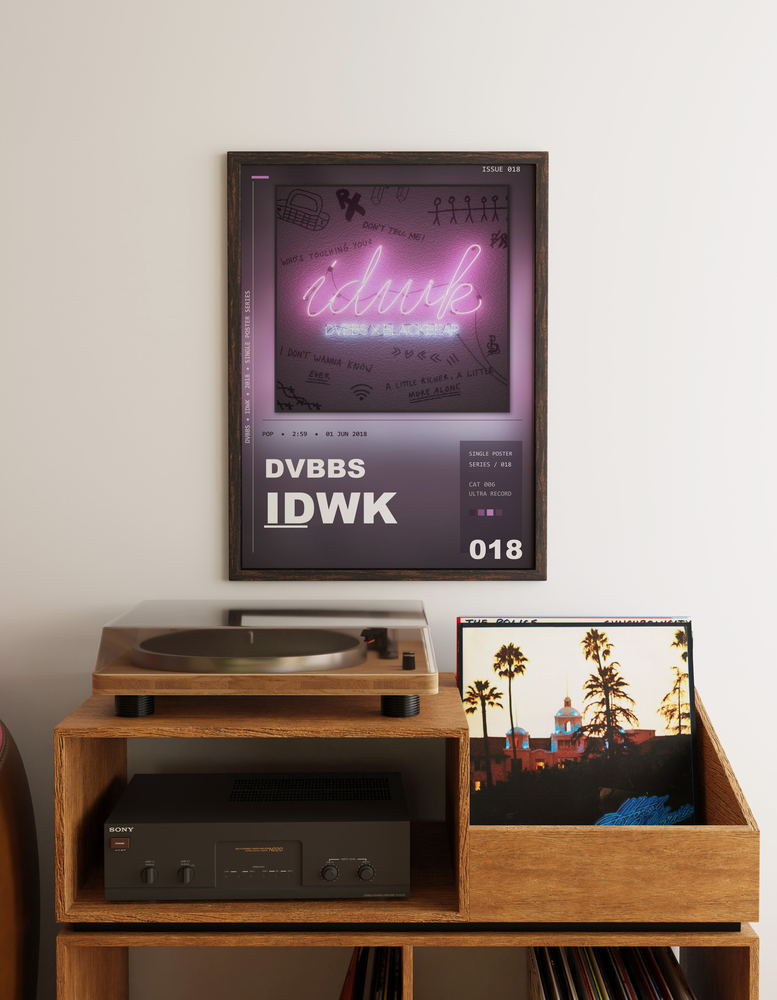 Music poster: DVBBS - IDWK