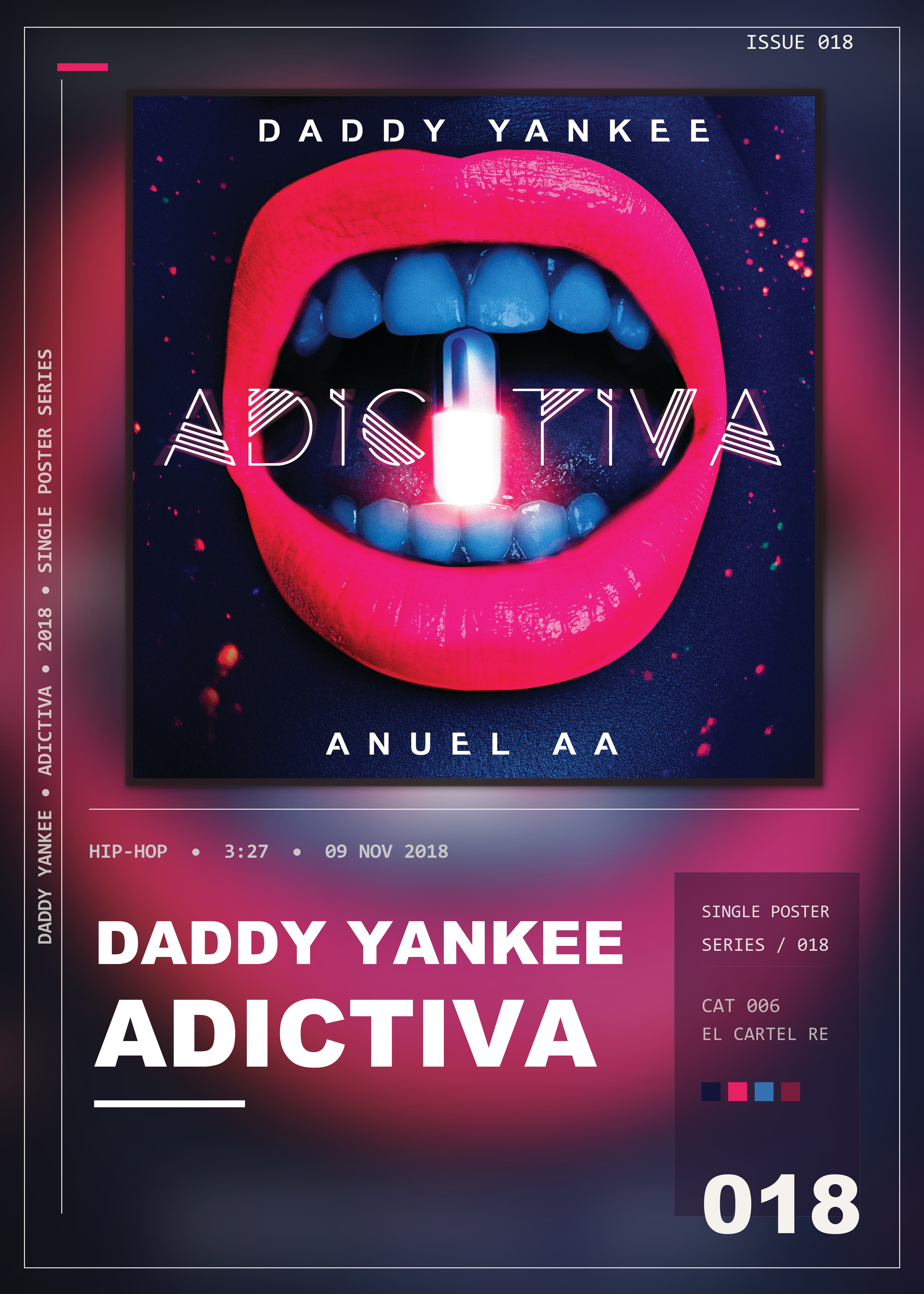 Music poster: Daddy Yankee - Adictiva