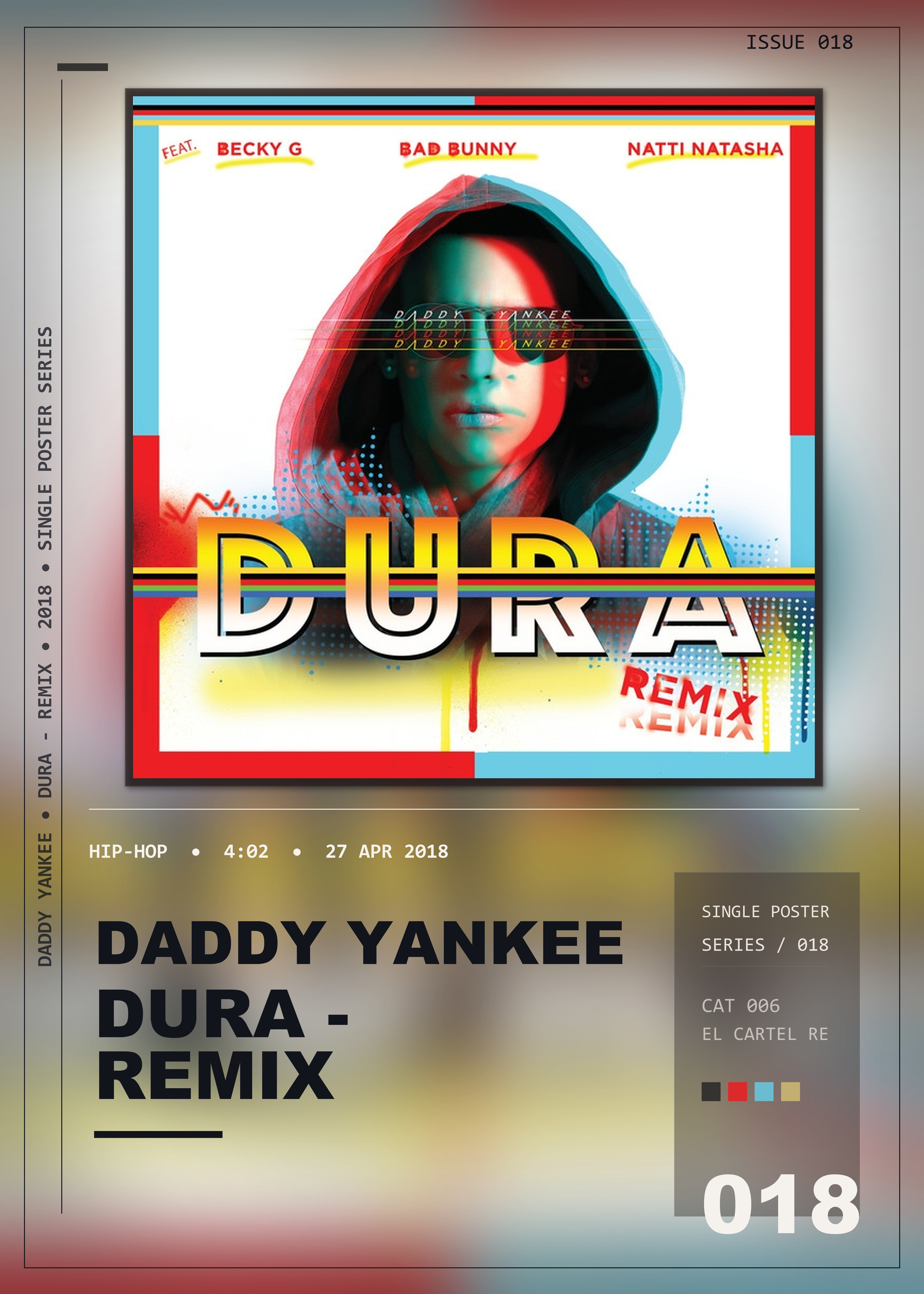 Music poster: Daddy Yankee - Dura - Remix