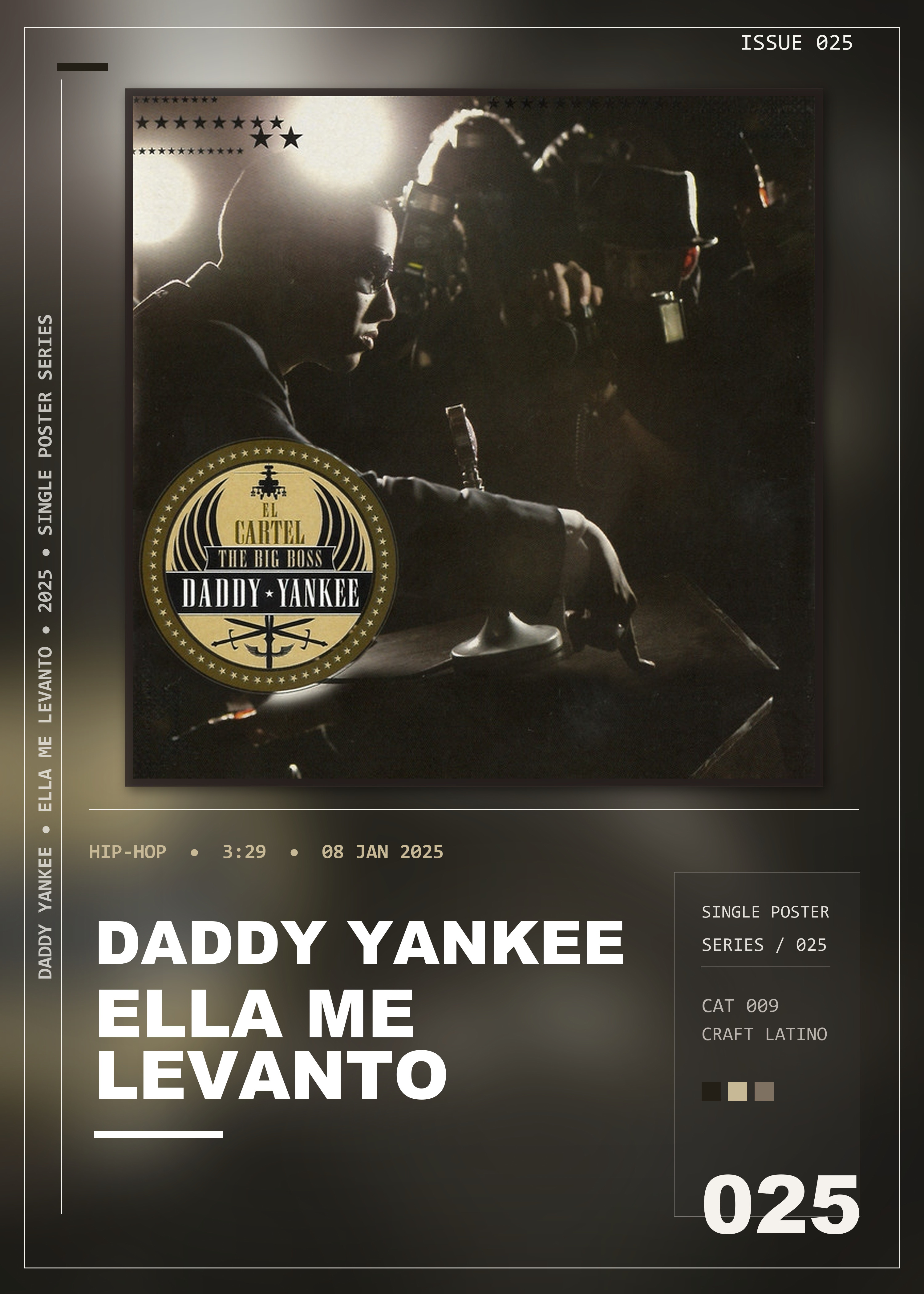 Music poster: Daddy Yankee - Ella Me Levanto