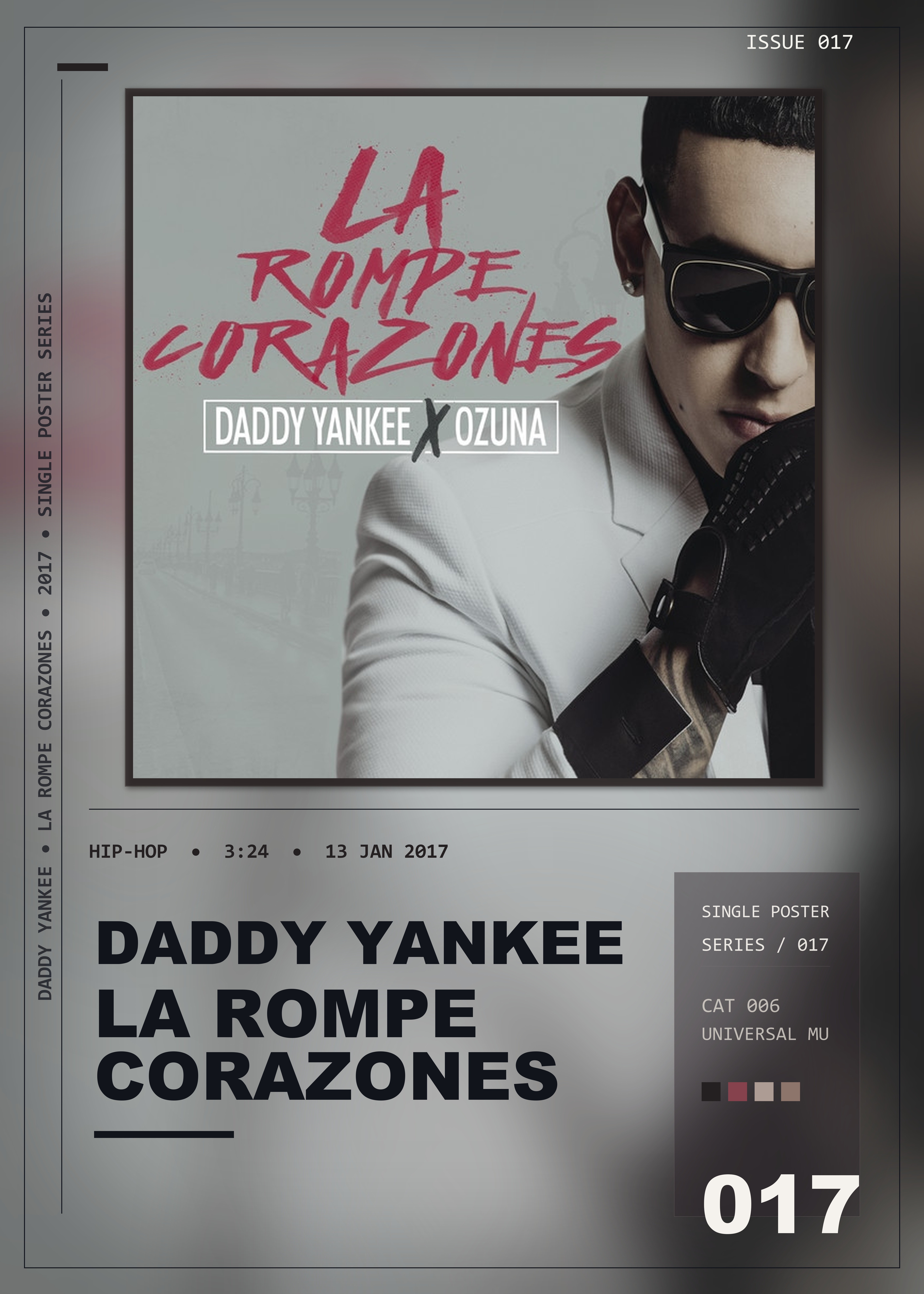 Music poster: Daddy Yankee - La Rompe Corazones
