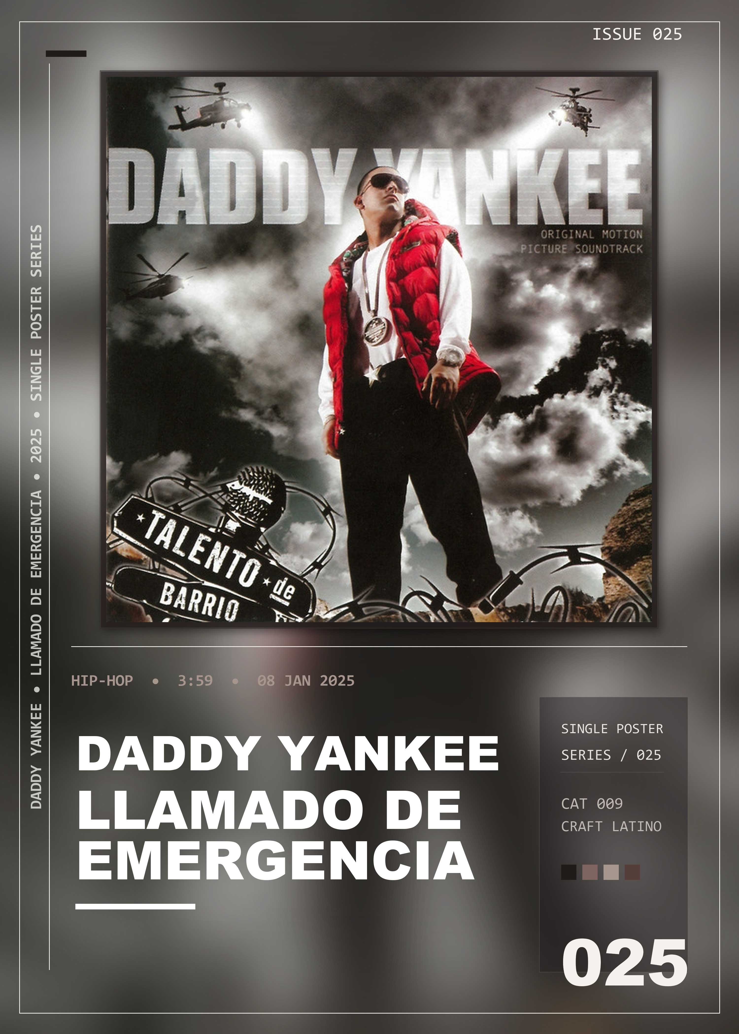 Music poster: Daddy Yankee - Llamado de Emergencia