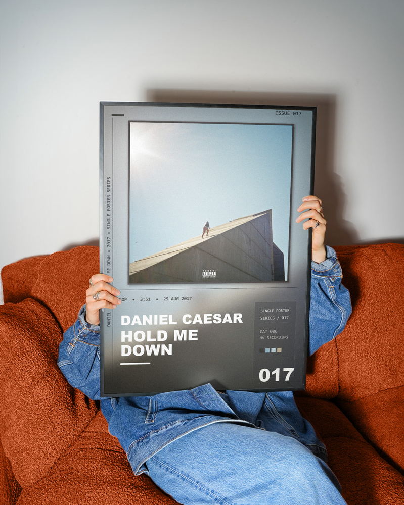 Music poster: Daniel Caesar - Hold Me Down