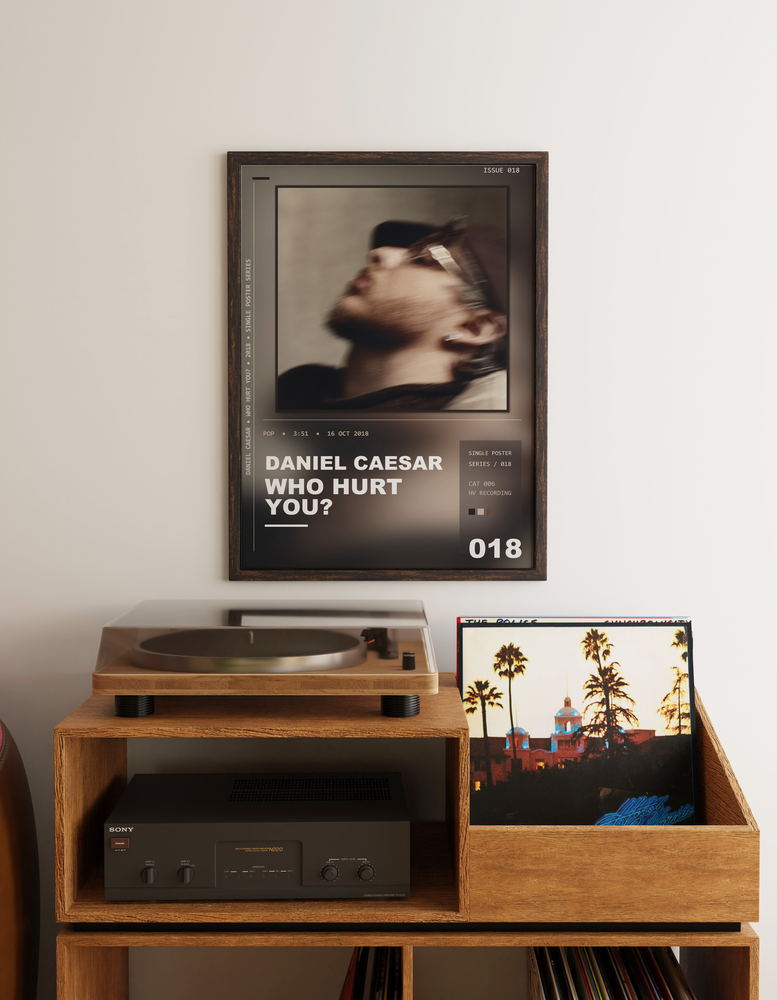 Music poster: Daniel Caesar - Who Hurt You
