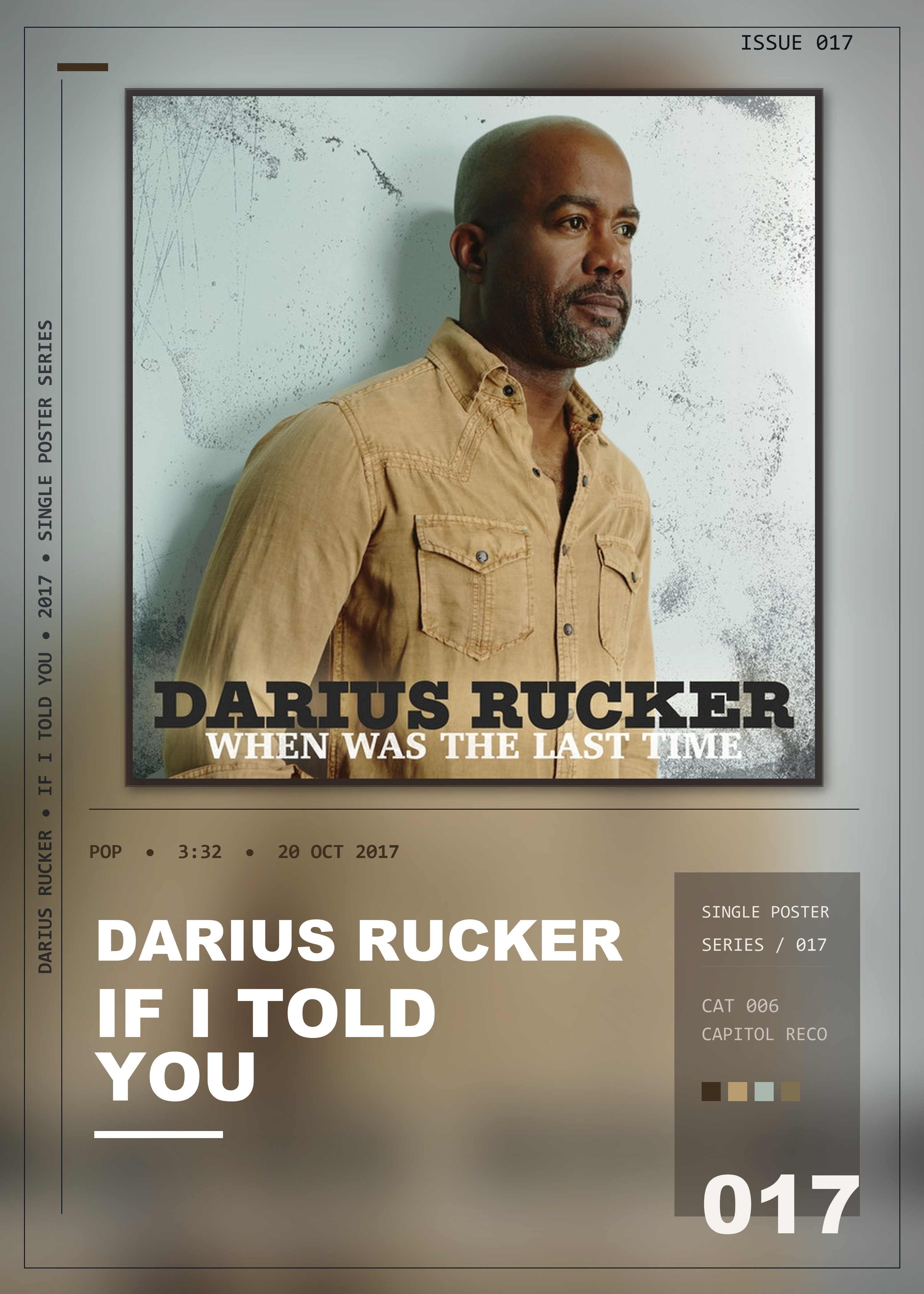 Music poster: Darius Rucker - If I Told You