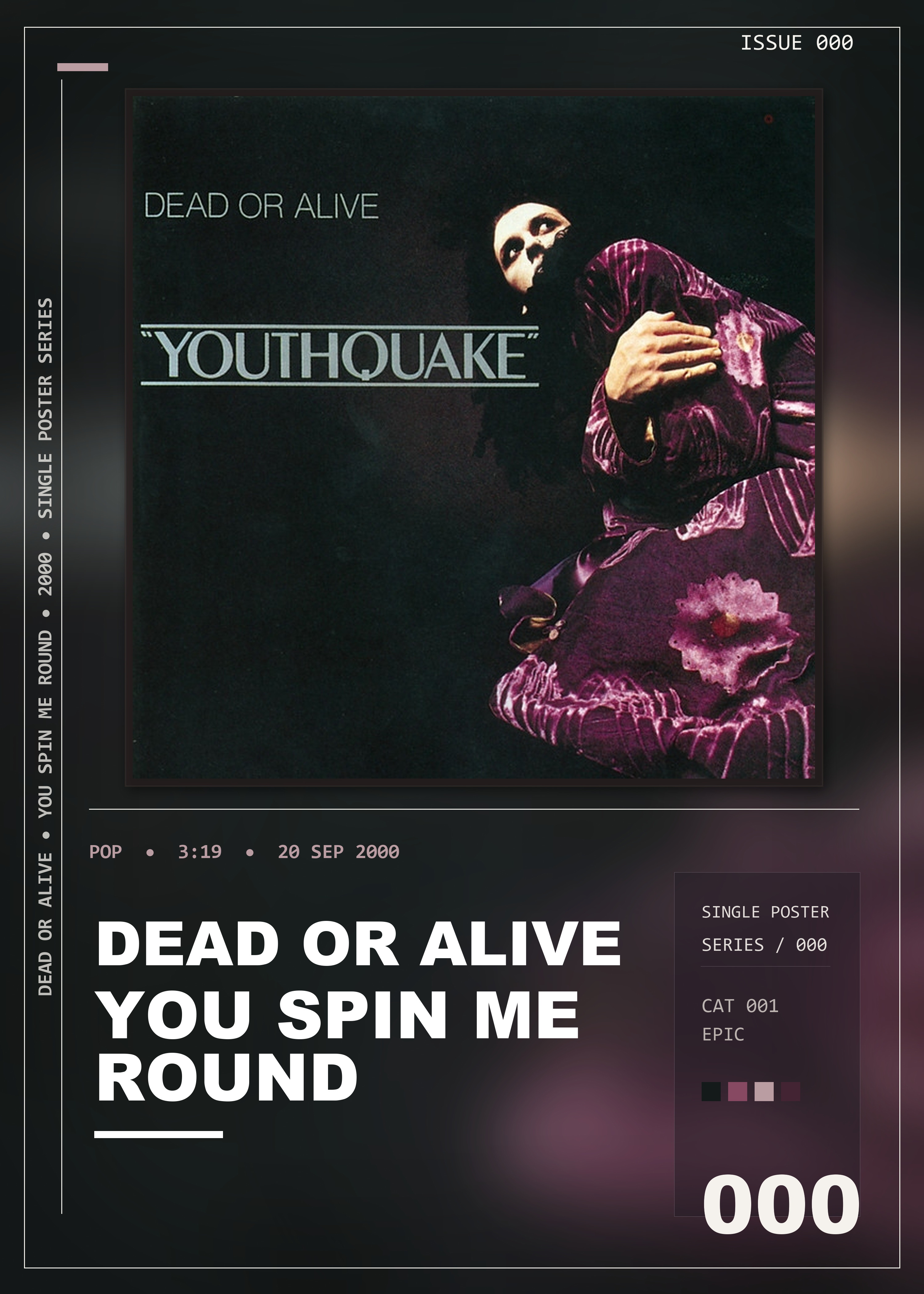 Music poster: Dead Or Alive - You Spin Me Round Like a Record