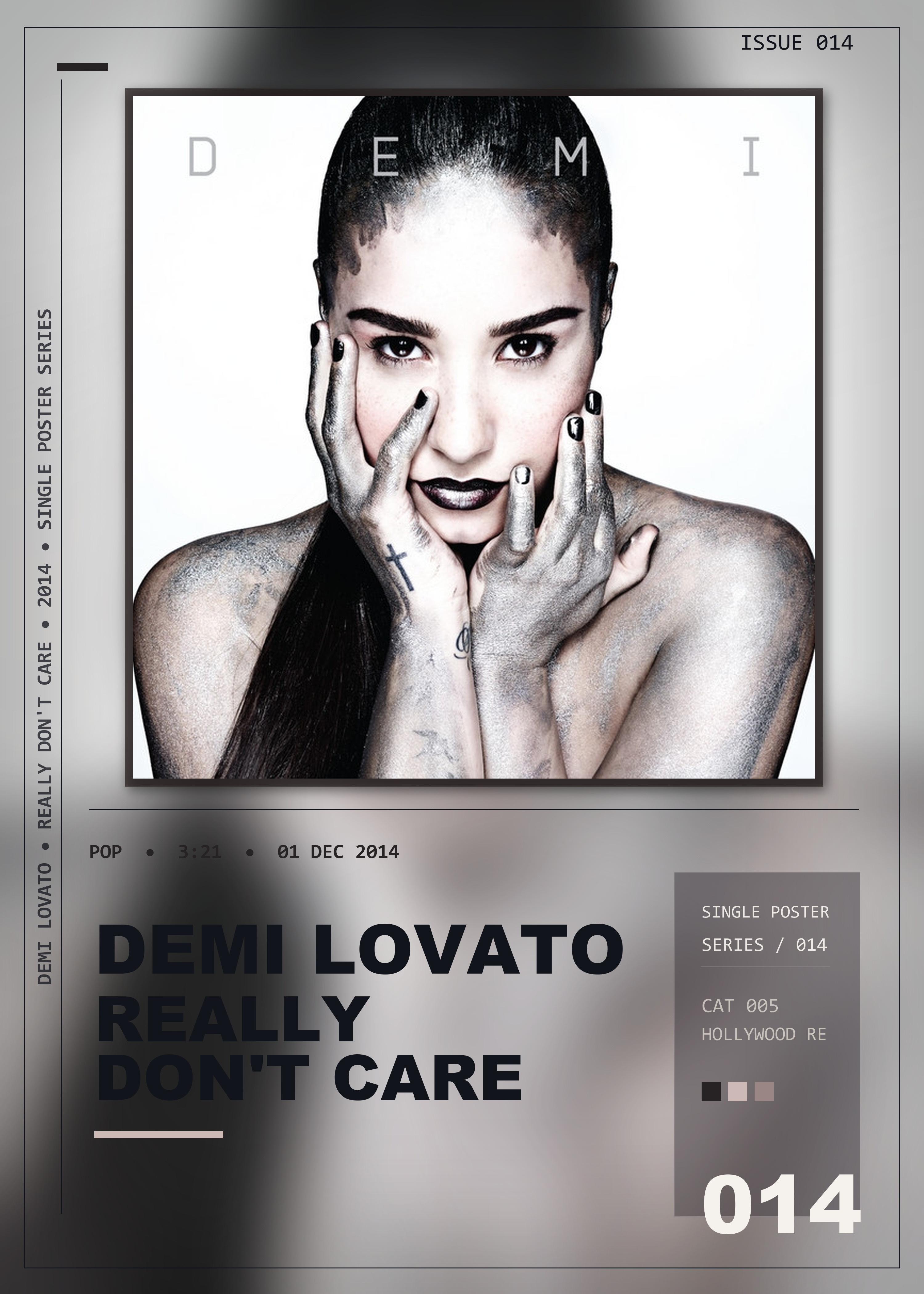 Music poster: Demi Lovato - Really Dont Care