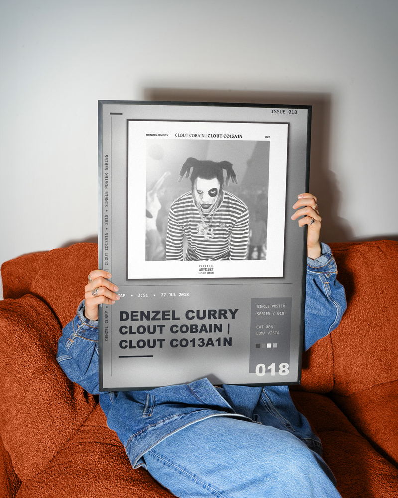 Music poster: Denzel Curry - CLOUT COBAIN CLOUT CO13A1N