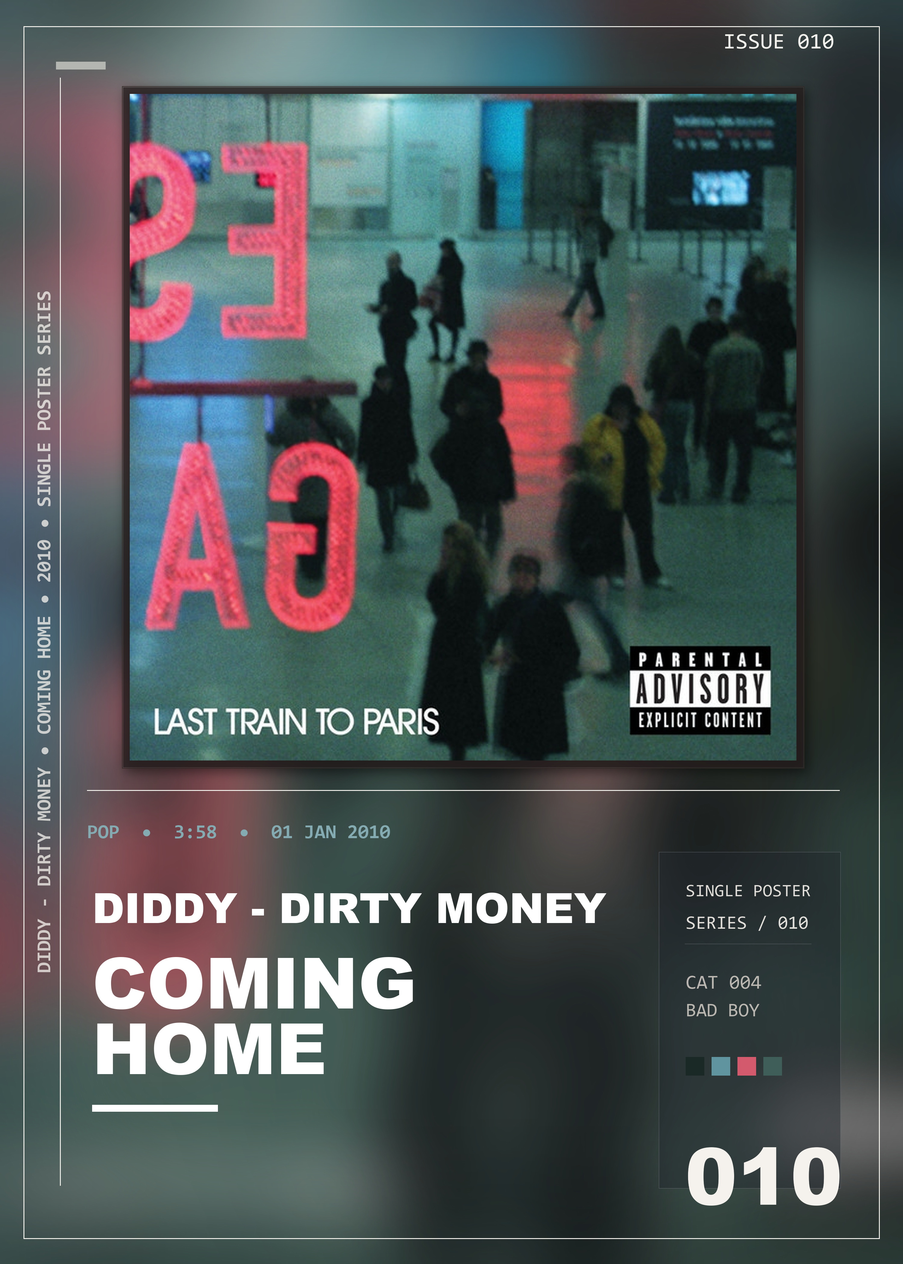 Music poster: Diddy - Dirty Money - Coming Home