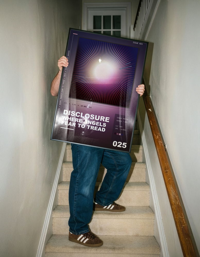 Music poster: Disclosure - Where Angels Fear To Tread