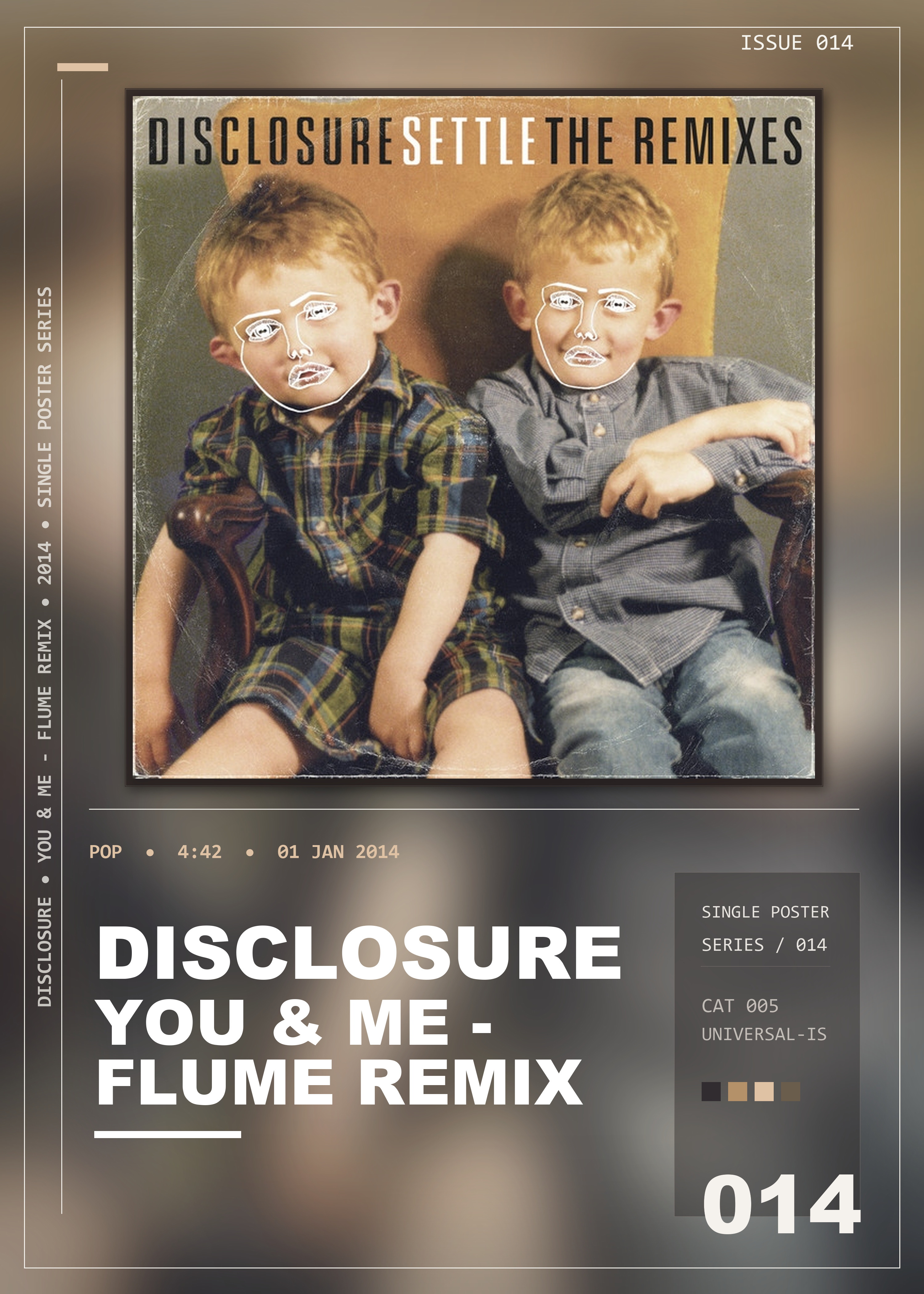 Music poster: Disclosure - You Me - Flume Remix