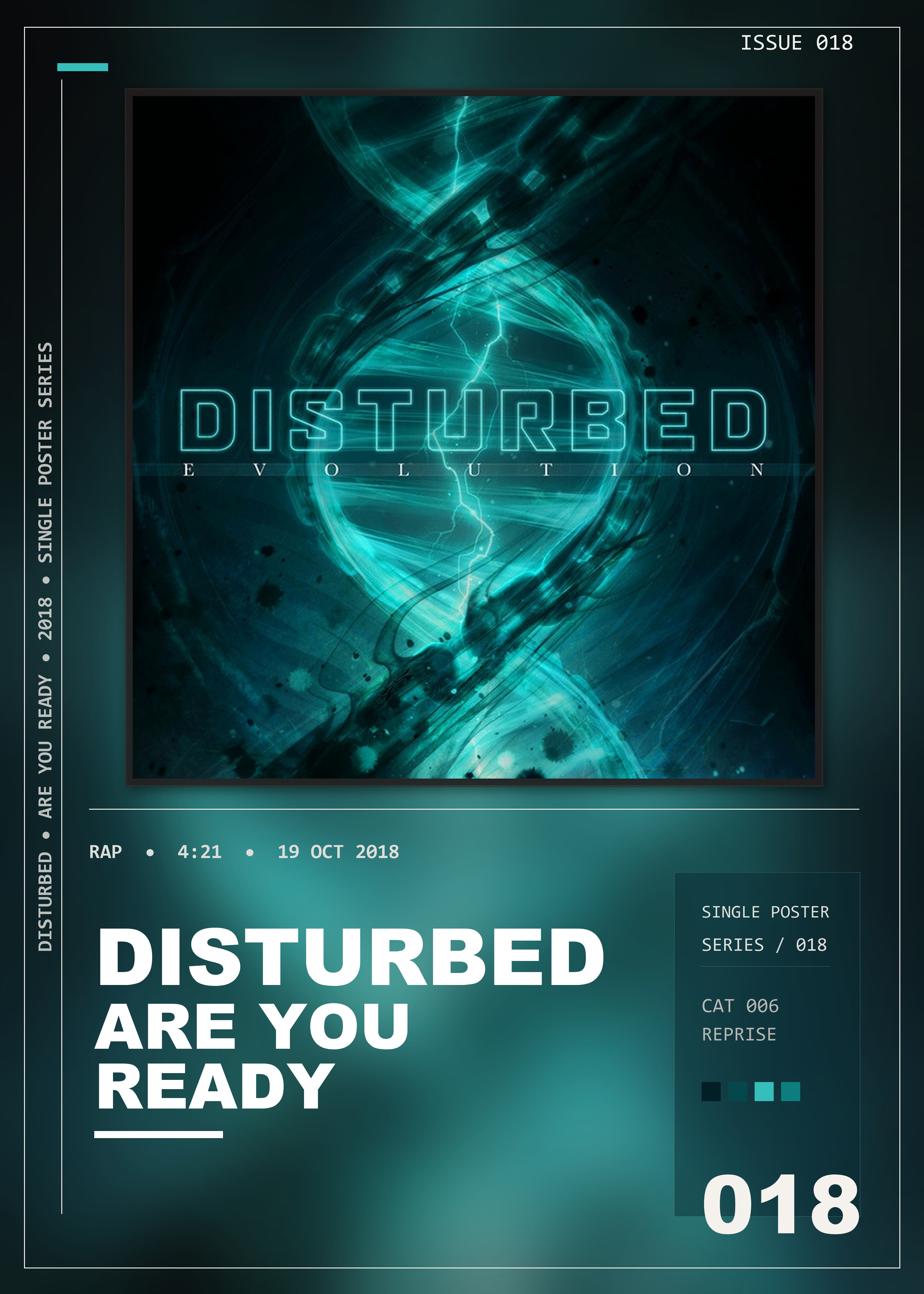 Music poster: Disturbed - Are You Ready