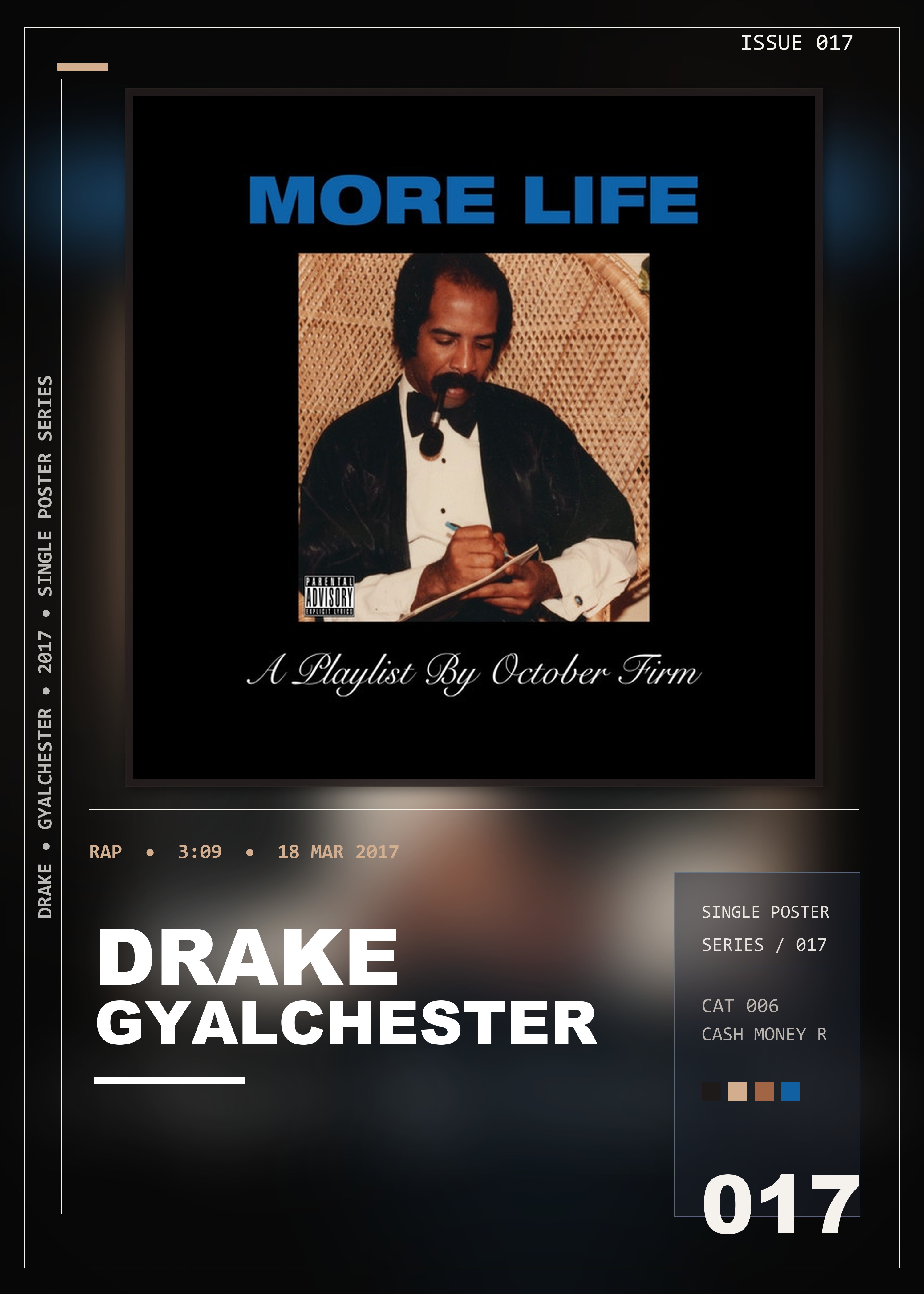 Music poster: Drake - Gyalchester