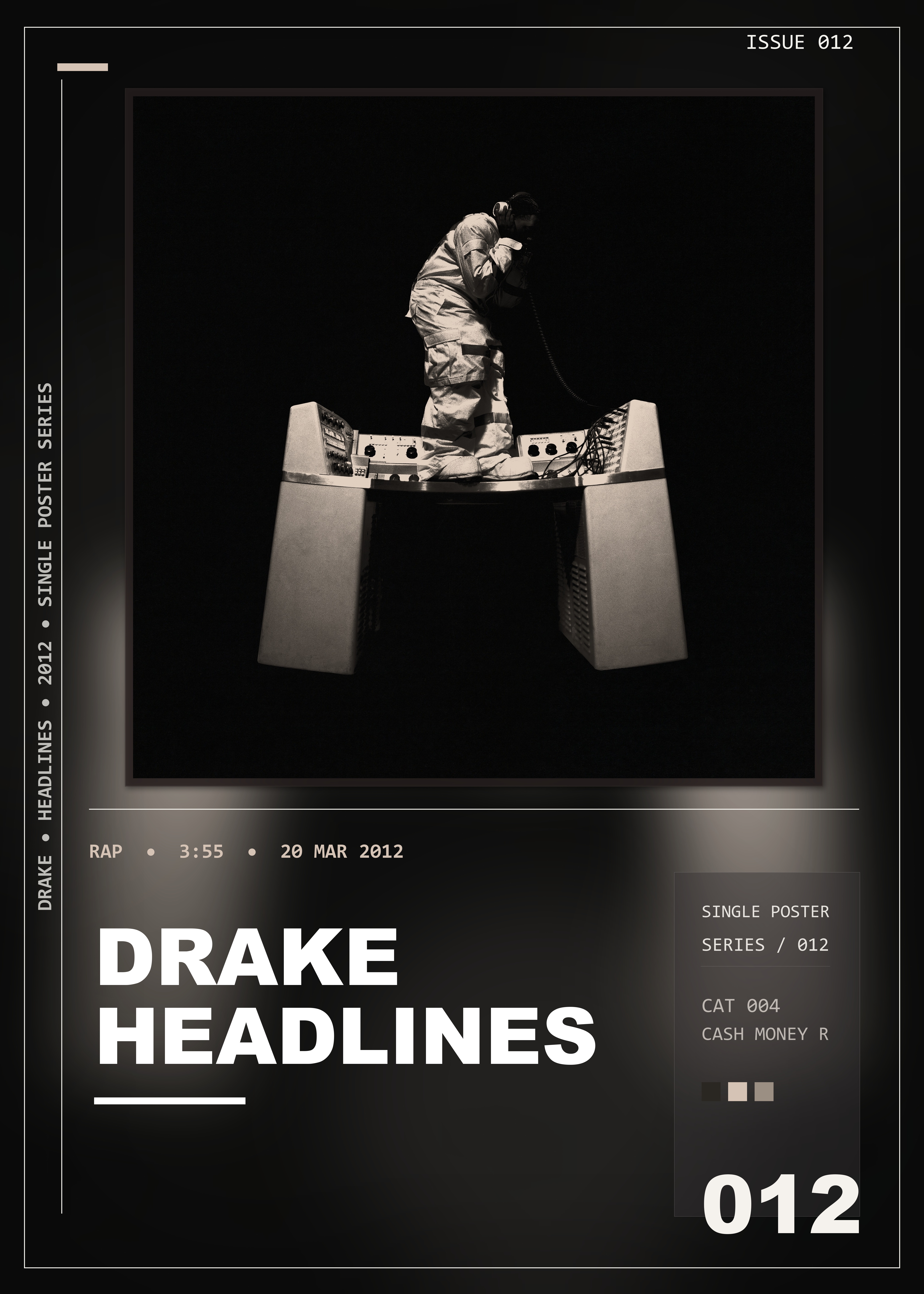 Music poster: Drake - Headlines