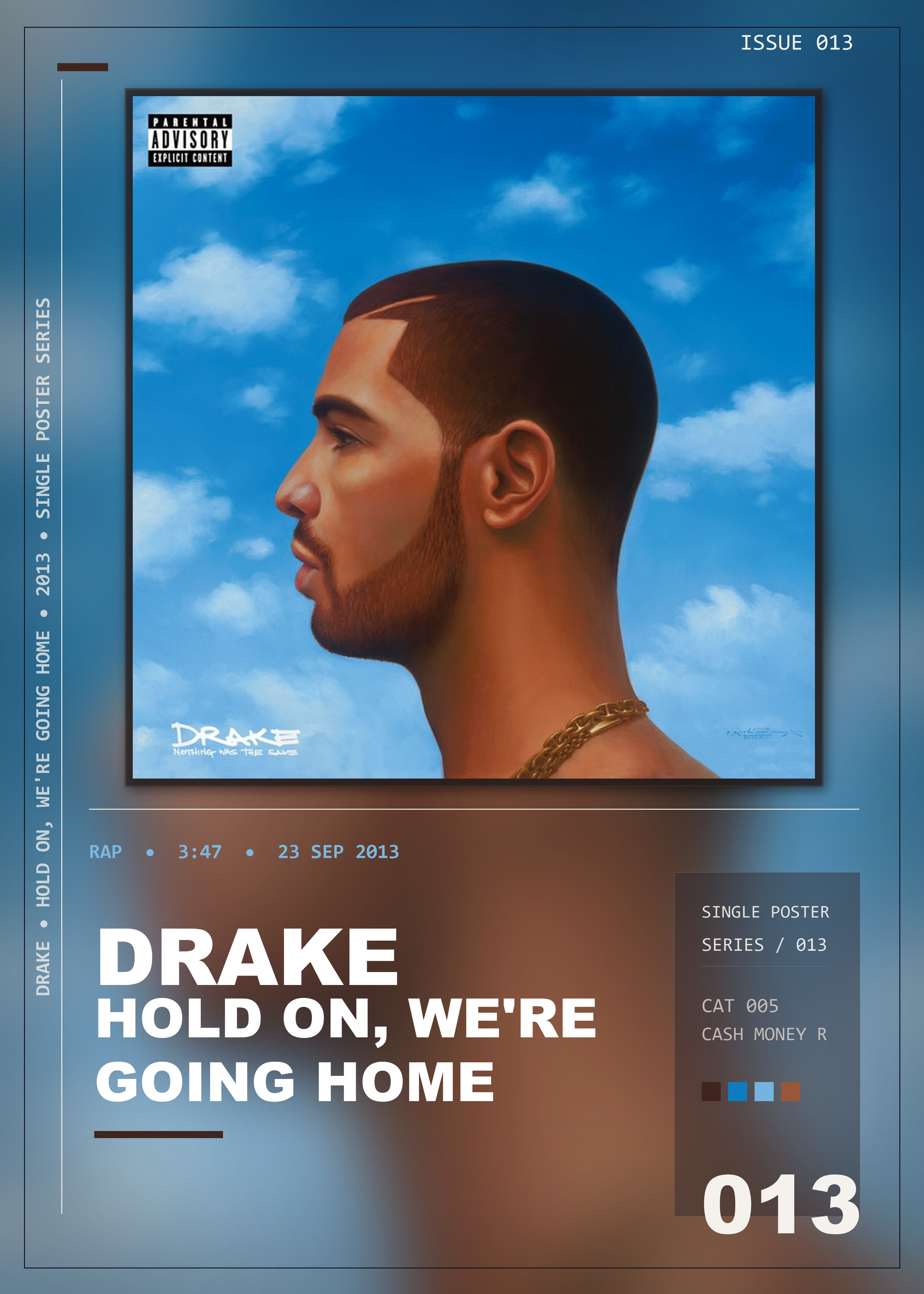 Music poster: Drake - Hold On Were Going Home