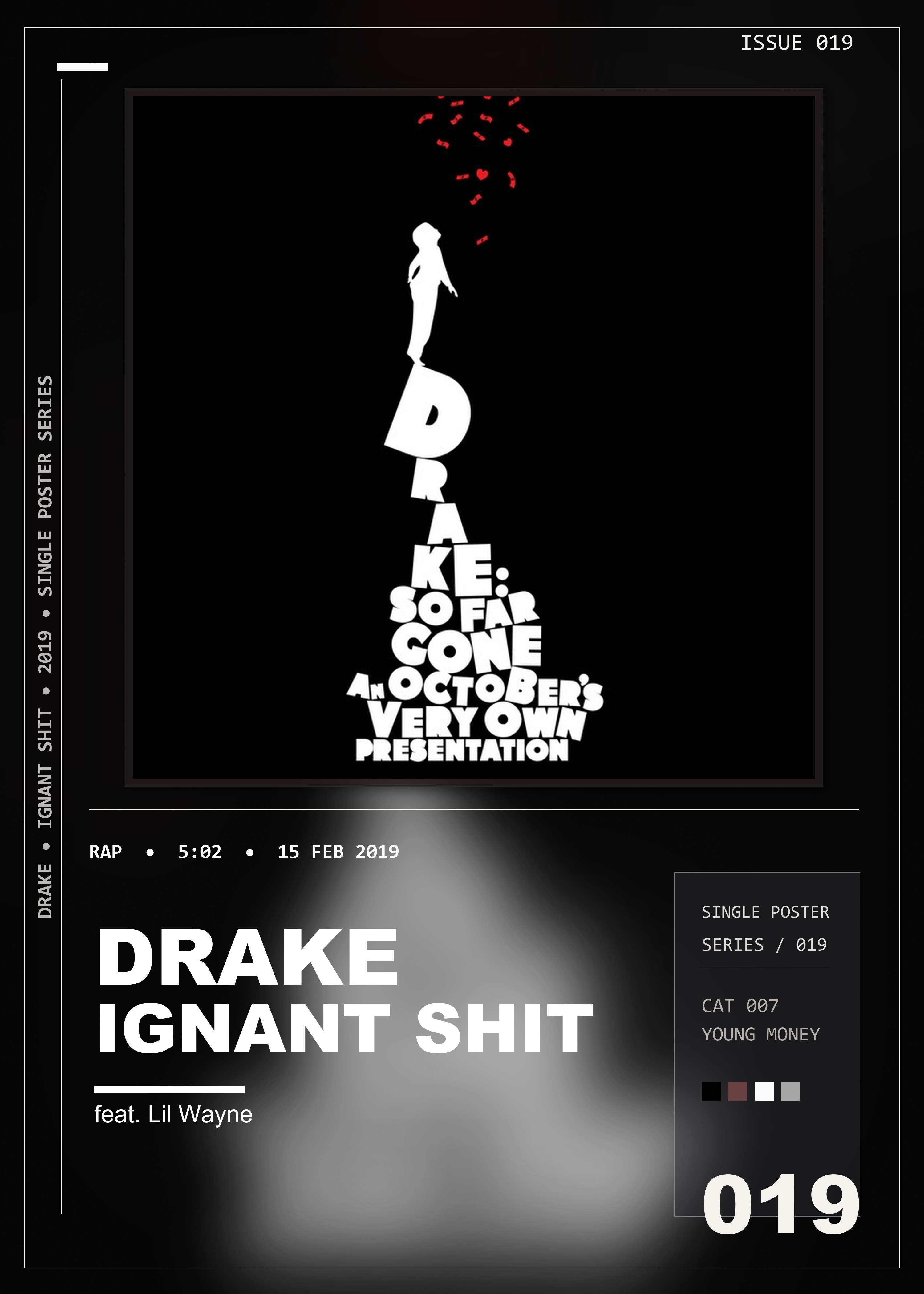 Music poster: Drake - Ignant Shit feat Lil Wayne